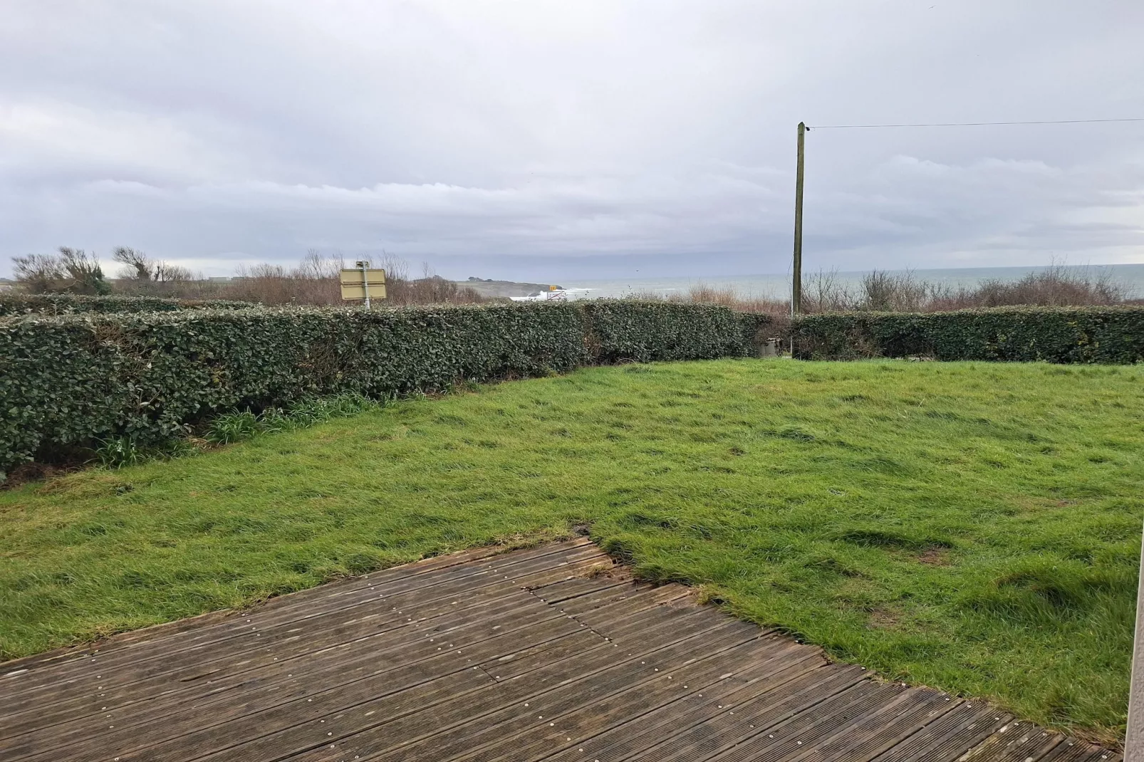 Ferienhaus mit Panoramablick Le Conquet - Tuin winter