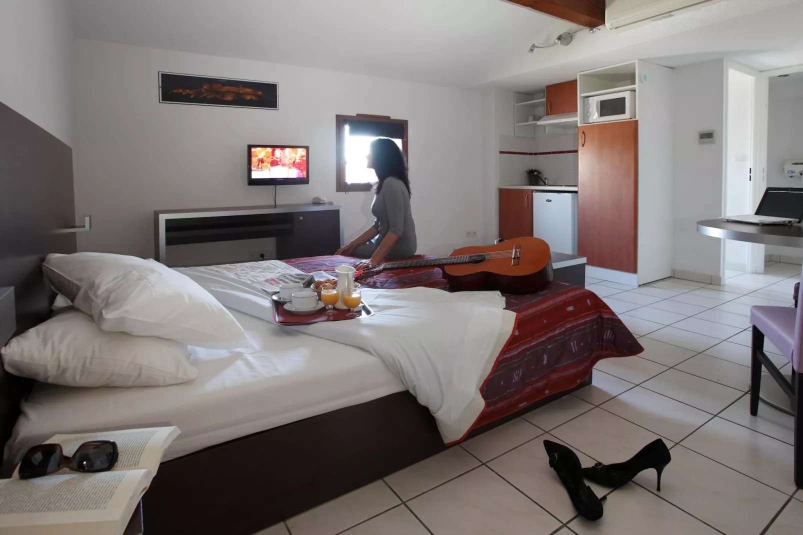 Résidence la Barbacane Carcassonne / T2 / 4 pers - Slaapkamer
