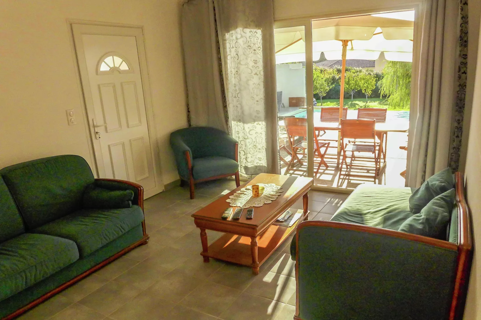Belle villa avec piscine privée - NARBONNE - Woonkamer
