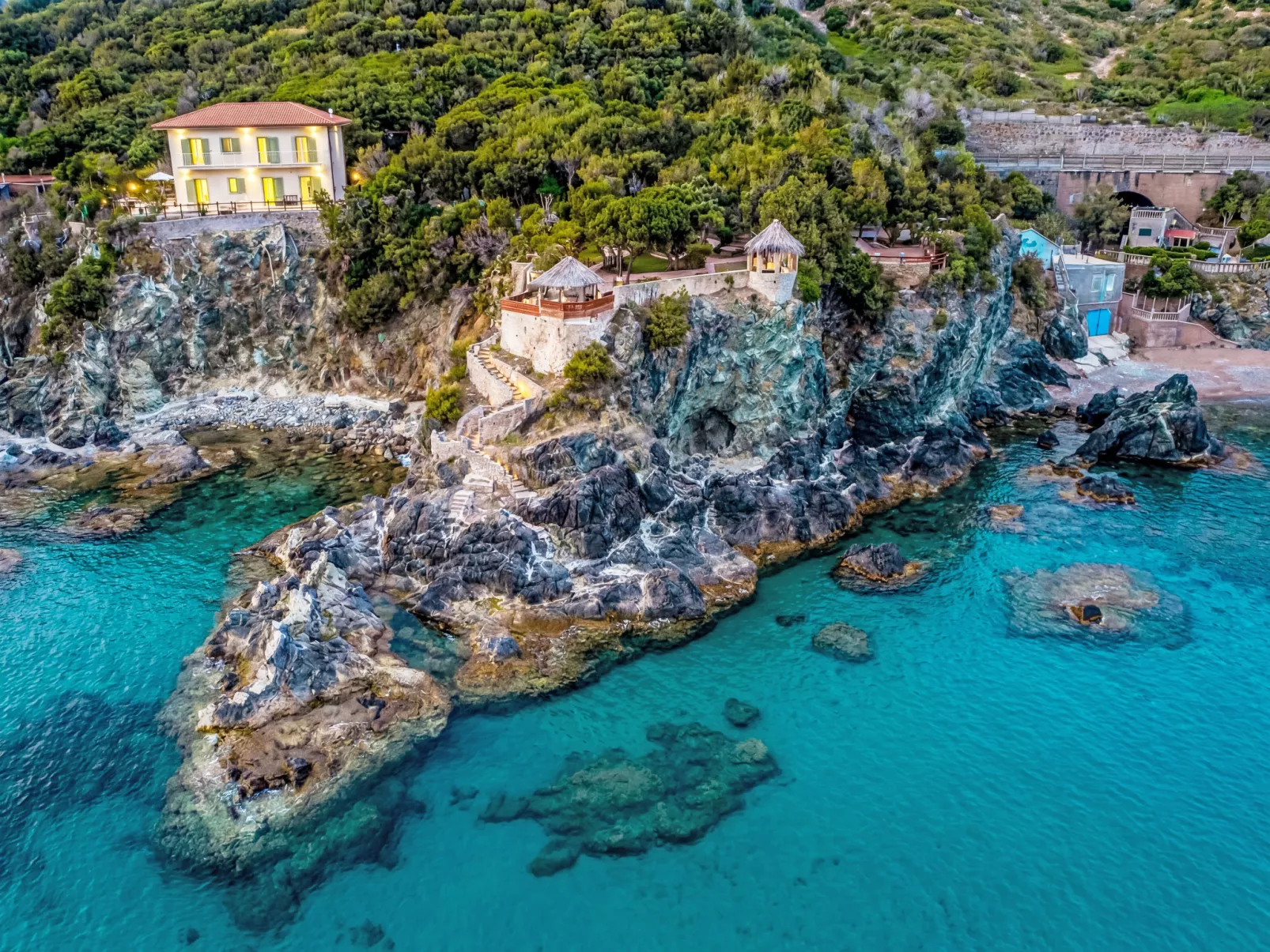 2 Zugänge zum Privatstrand - Roc Villa - Buiten