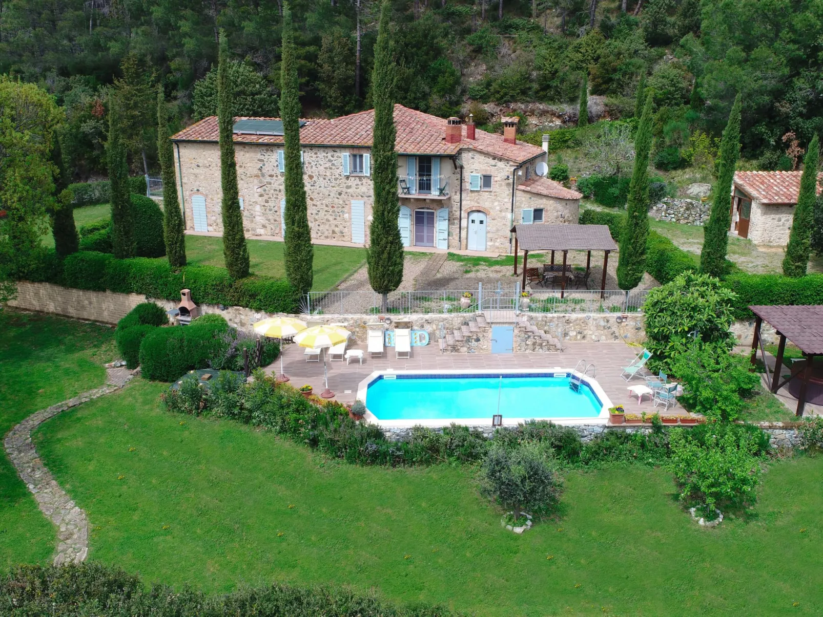 In Montecastelli Pisano mit beheiztem Whirlpool - Image-tags.info