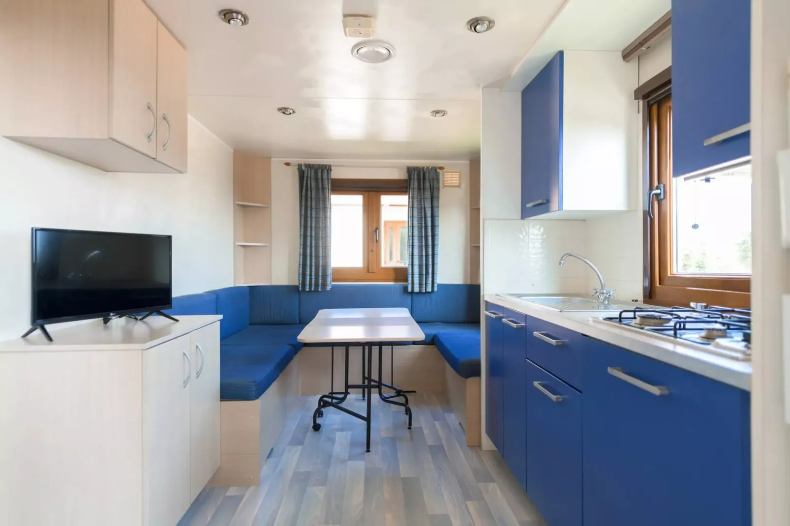 Camping Fontanelle  - Mobile Home Standard Plus - Woonkamer