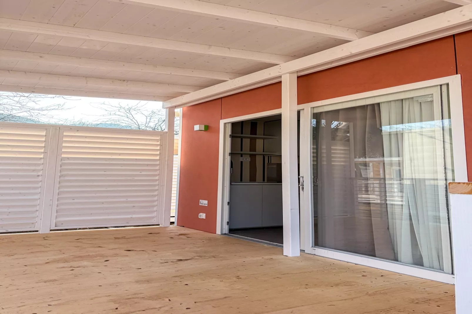 Pineta sul Mare Camping Village - MOBILE HOME ASTRA PINETA - Terrasbalkon