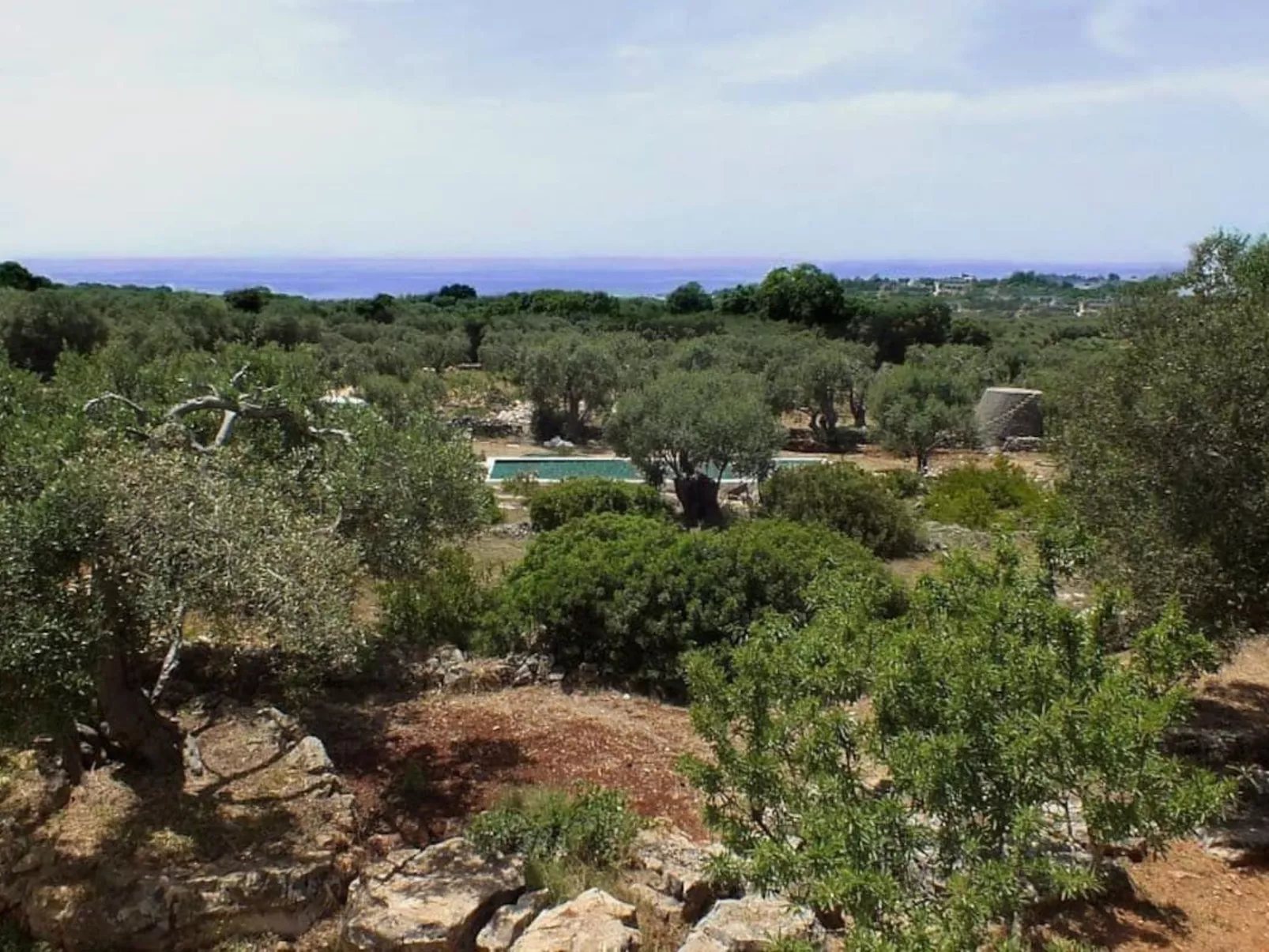 Architektenvilla mit Meerblick im Süden Apuliens - Buiten