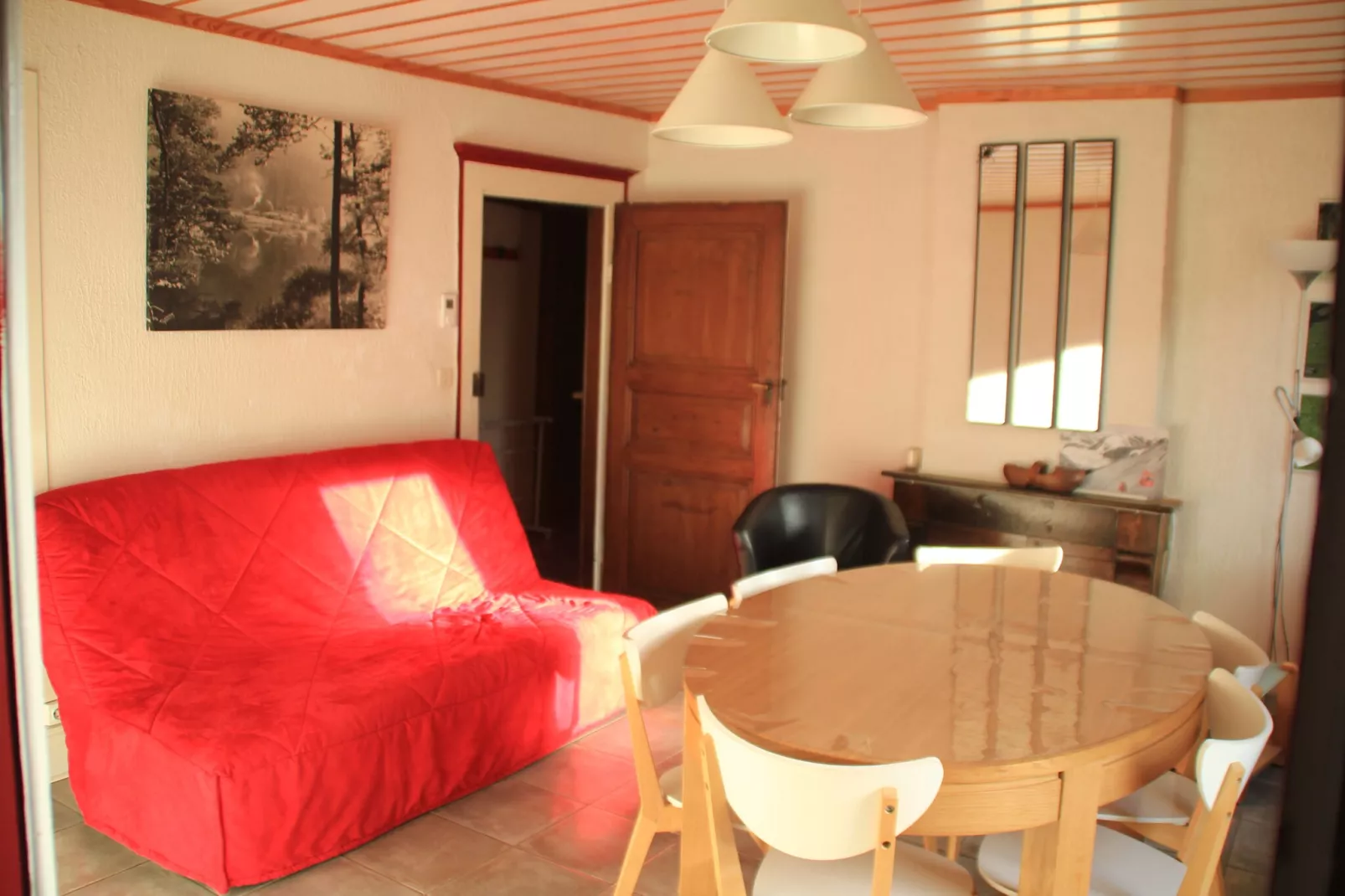 Chalet Chalune FDF NATURE & FARM 6 Pers. - Woonkamer