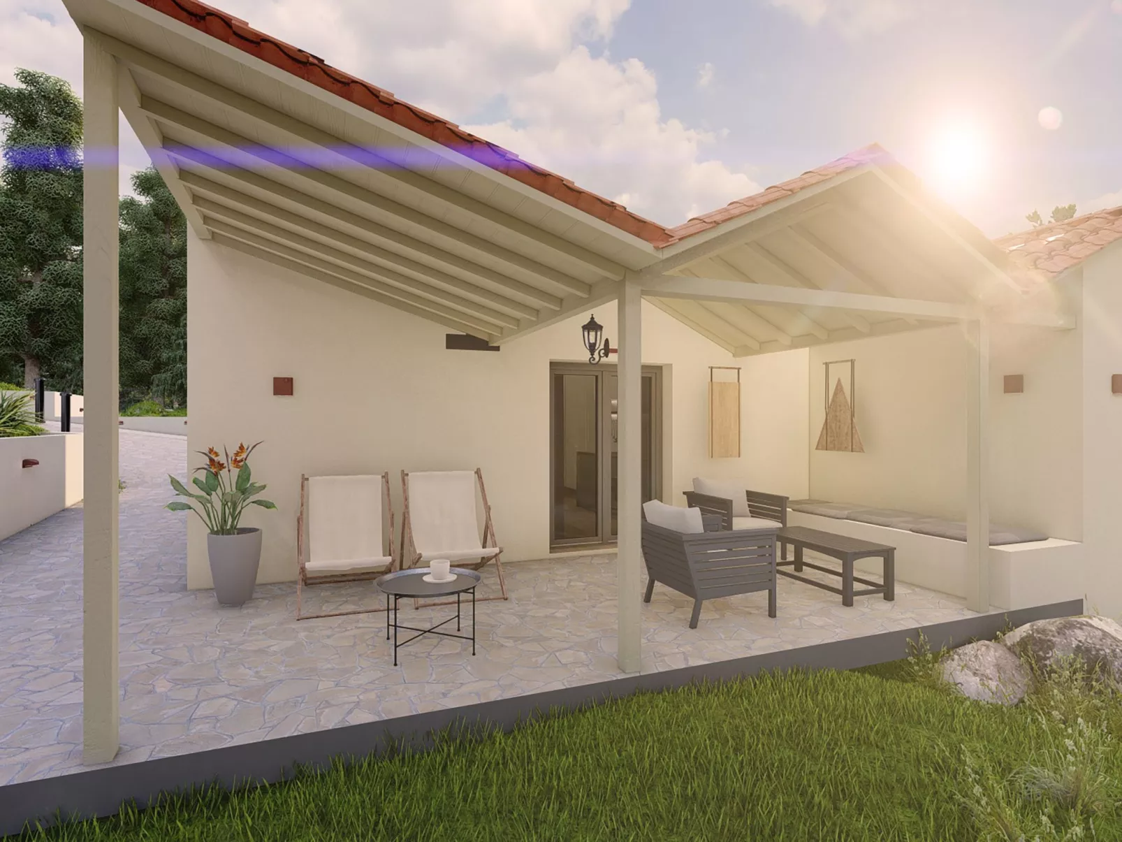 Villa Pine Trees bei Kardous, Skopelos Privater Pool - Buiten