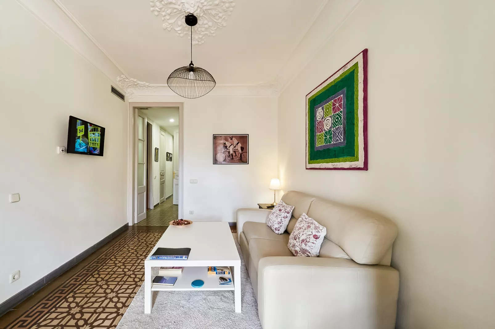 Rambla Paris Apartment - Woonkamer