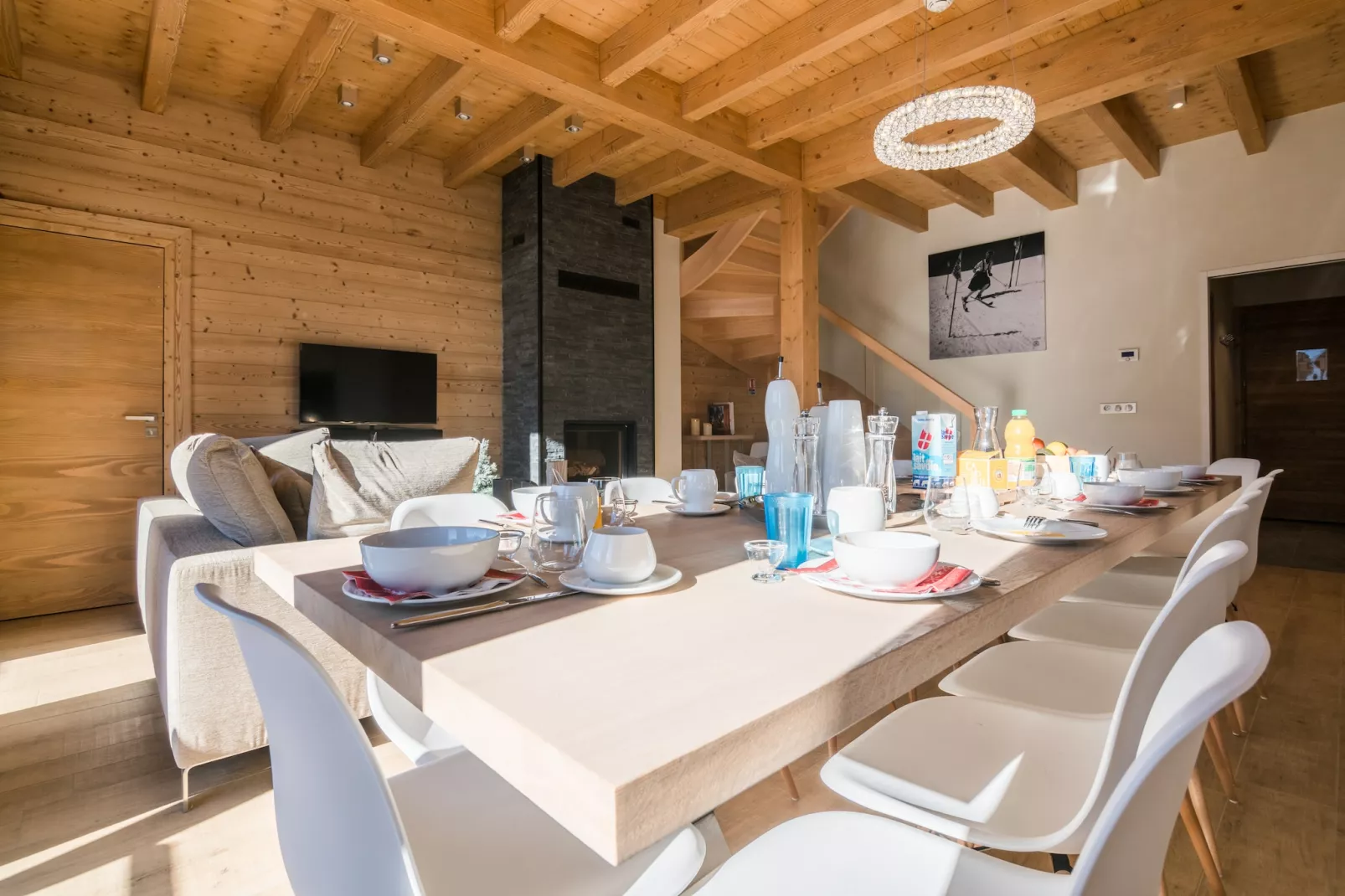 Les Portes de Megève 9 - Eetkamer