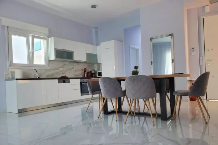 Acrotel Porto Brava Luxury Villas Ormos Panagias 3-bedroom villa 2 - 6 pax - Keuken