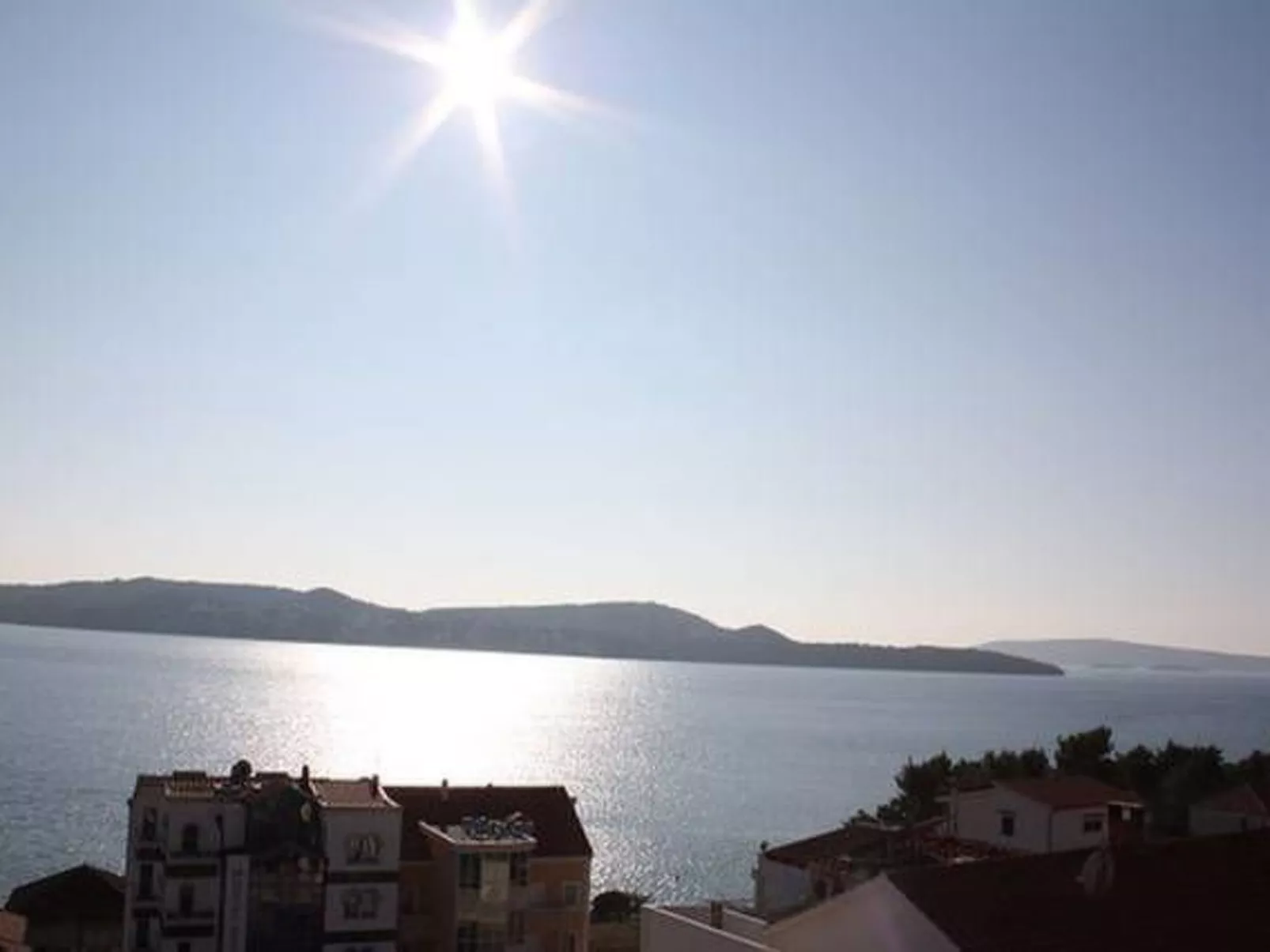 3. Etage Doppelbettzimmer ca. 20m² mit Balkon und Panoramameerblick Villa Milic - Buiten