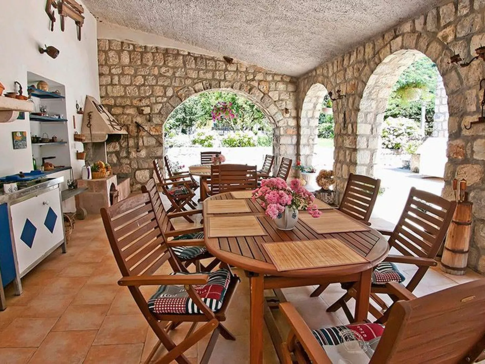 Privatzimmer im Schloss Seefront Zamagna, Mali Zaton NO. 2 - Binnen