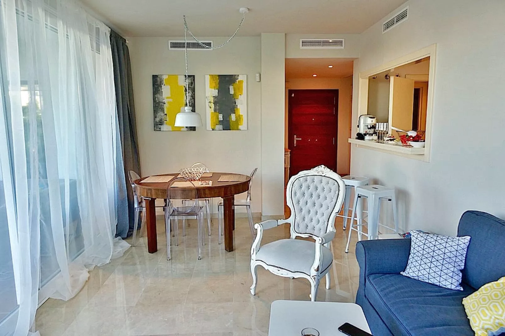5 PAX Apartment  - Alcazaba Lagoon (401) - Woonkamer