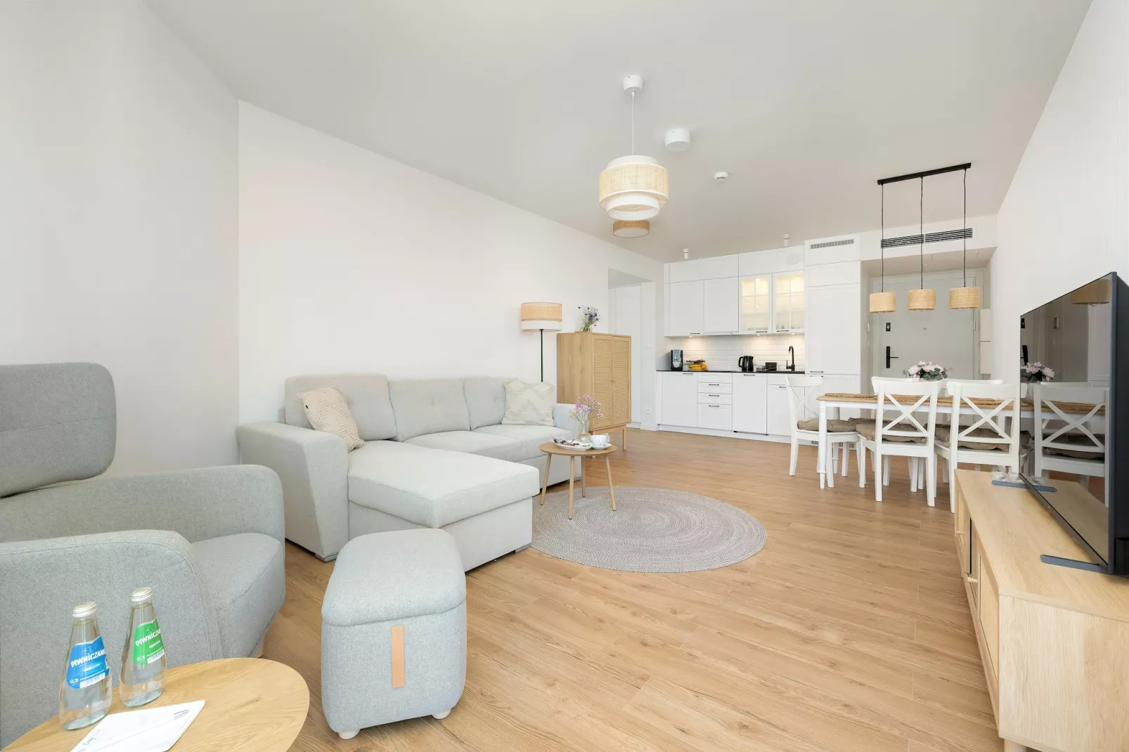 Apartament PINEA Grunwaldzka 82A-713 - Woonkamer