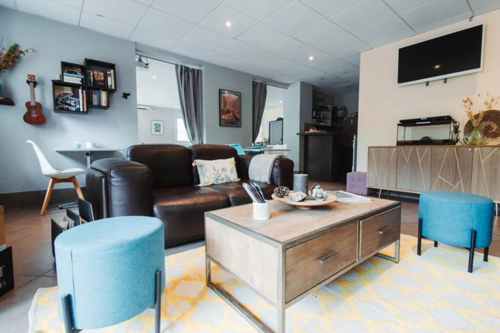 Le Domaine de la Vallée d'Ax - Woonkamer