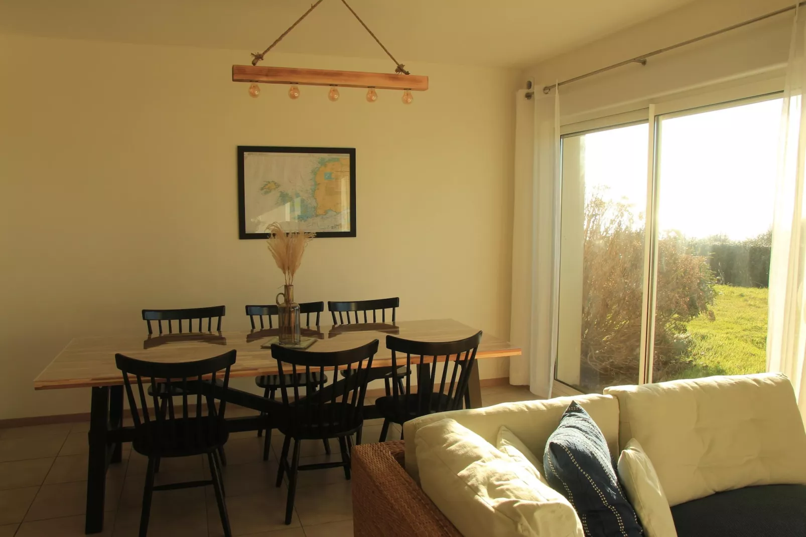 Ferienhaus mit Panoramablick Le Conquet - Eetkamer