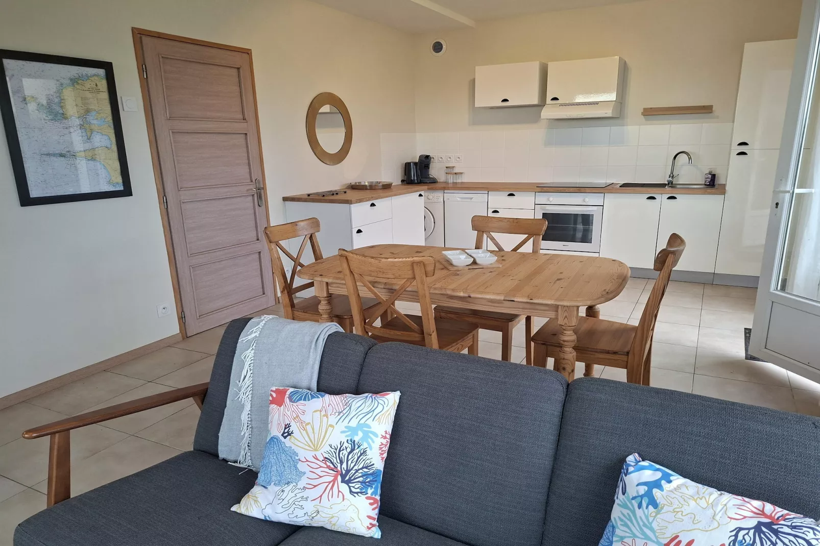 Ferienhaus mit Panoramablick Le Conquet - Eetkamer