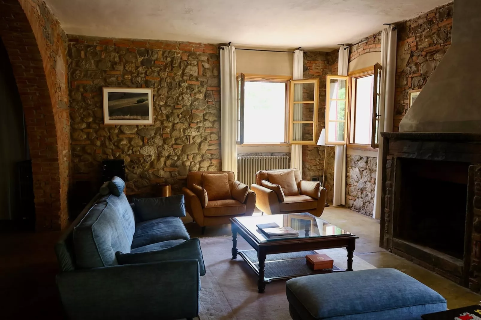 Podere La Sterza - The Villa - Woonkamer