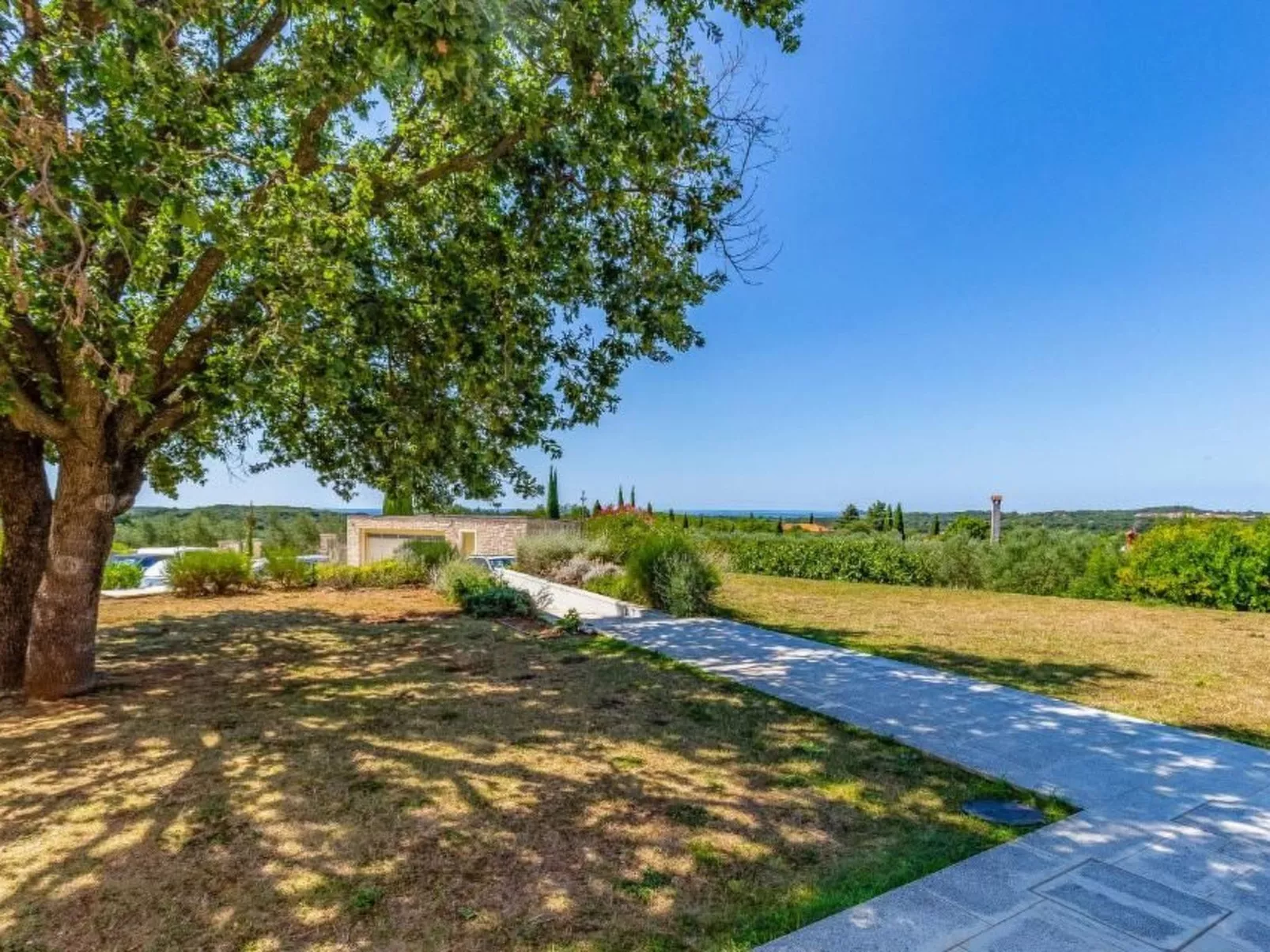 Zimmer "Olivengarten" mit Meerblick - Buiten