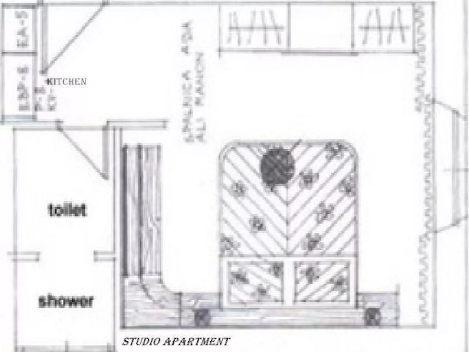 Ferienzimmer "Studio Apartment" - Binnen