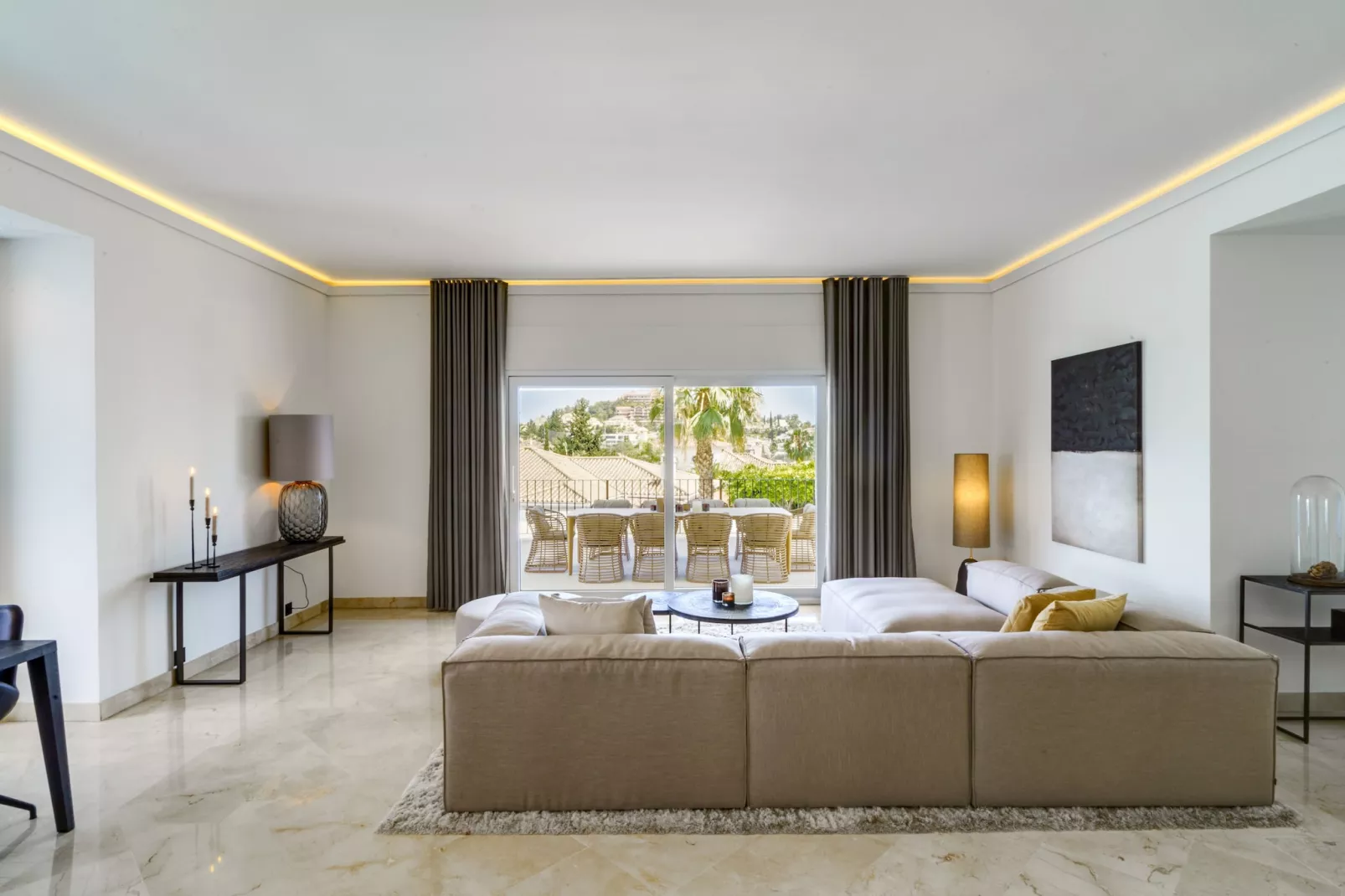 Fantastic Luxury Villa near Marbella - Woonkamer