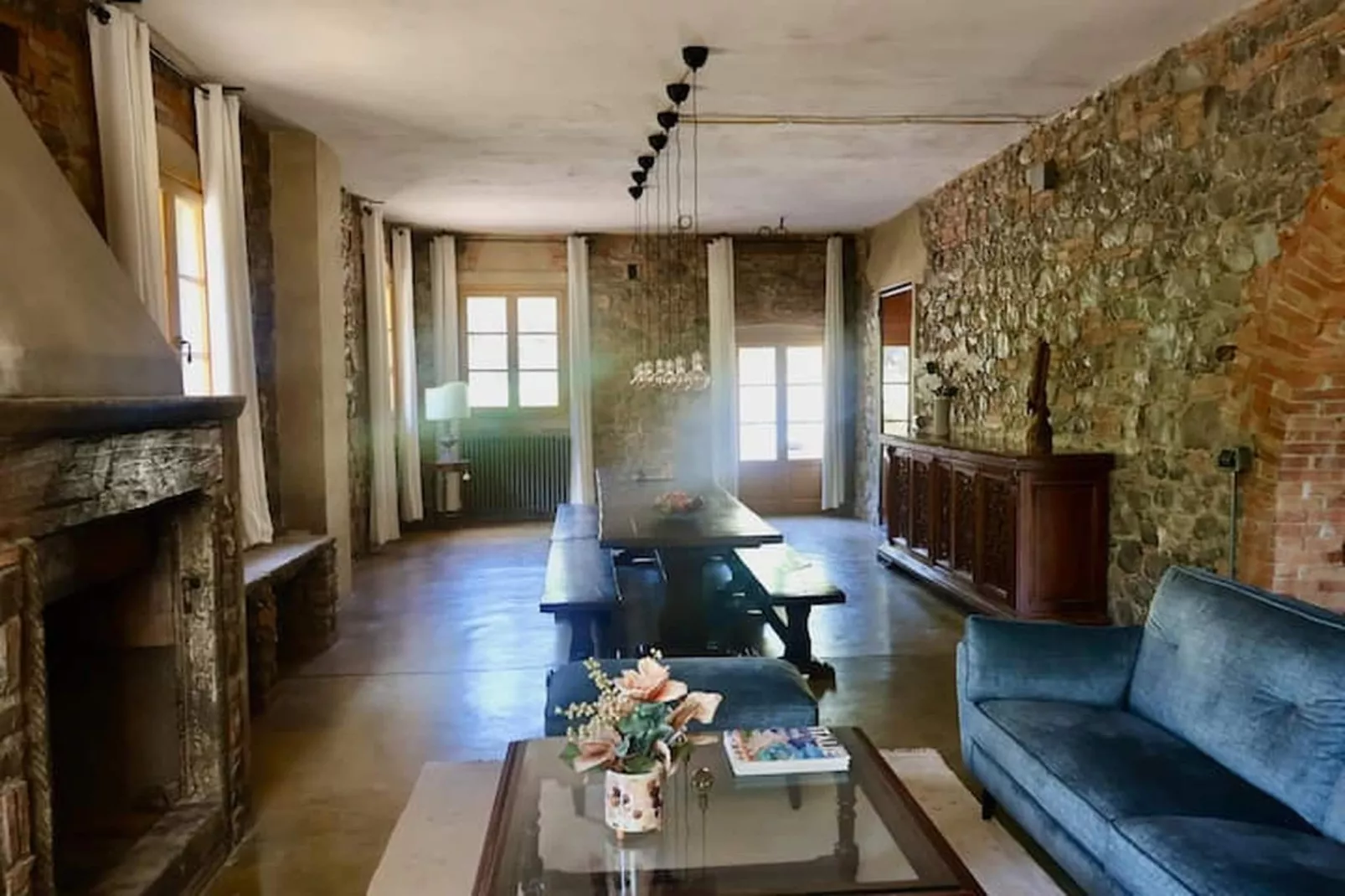 Podere La Sterza - The Villa - Woonkamer
