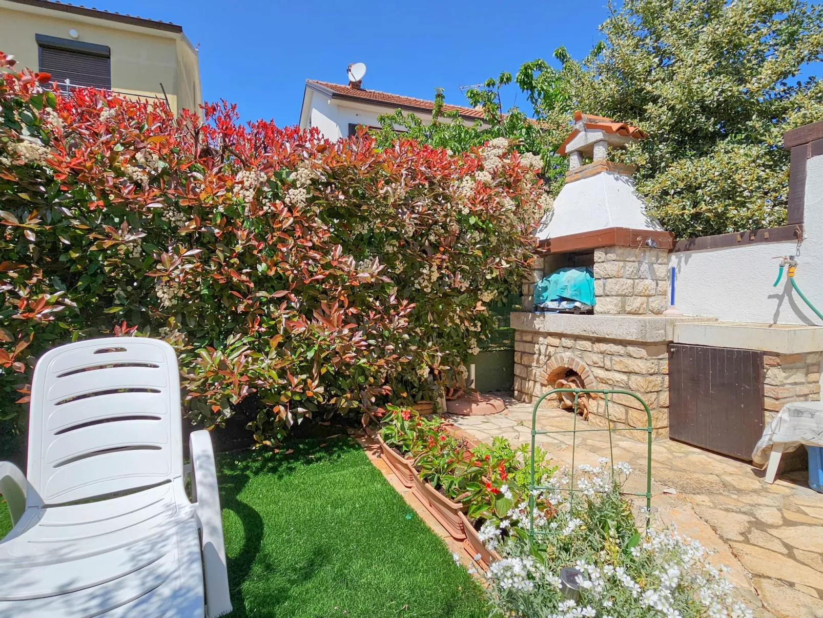 Wohnung "Beco" direkt am Strand - Buiten