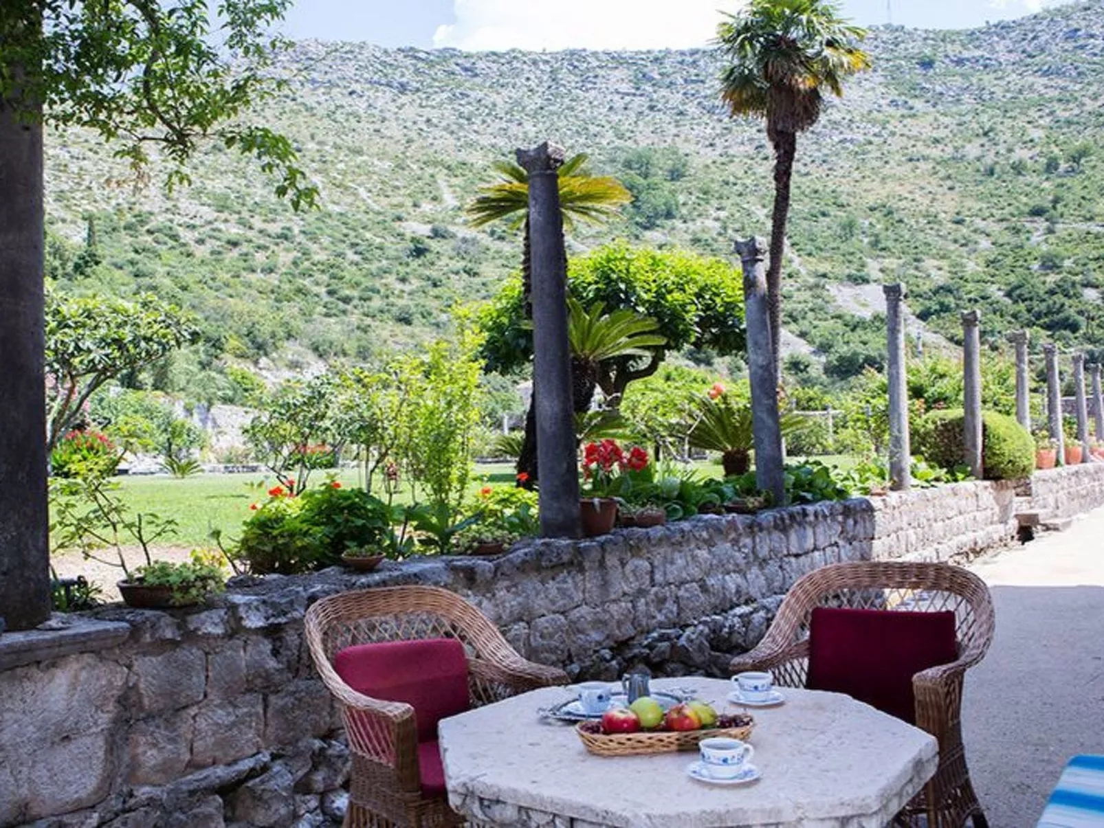 Privatzimmer im Schloss Seefront Zamagna, Mali Zaton NO. 5 - Buiten