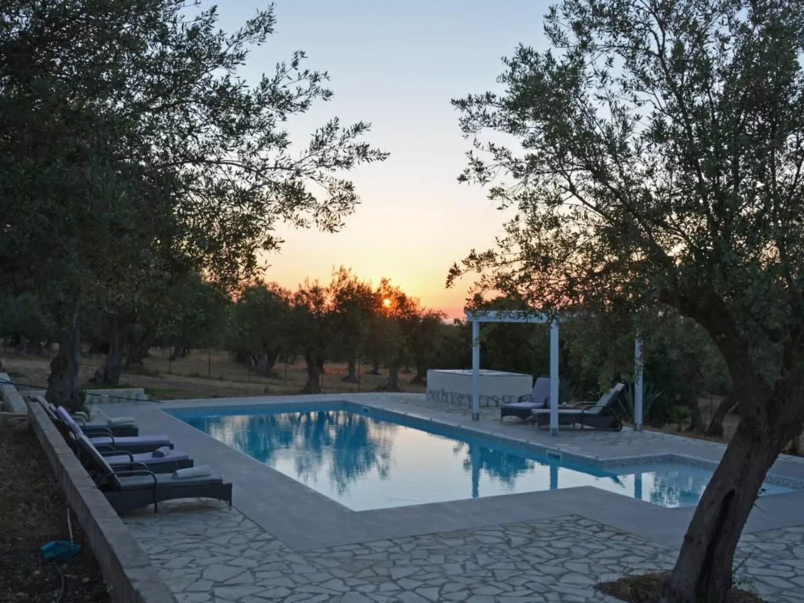 Moderne Ferienvilla bei Noto mit Meerblick und privatem Pool - Buiten