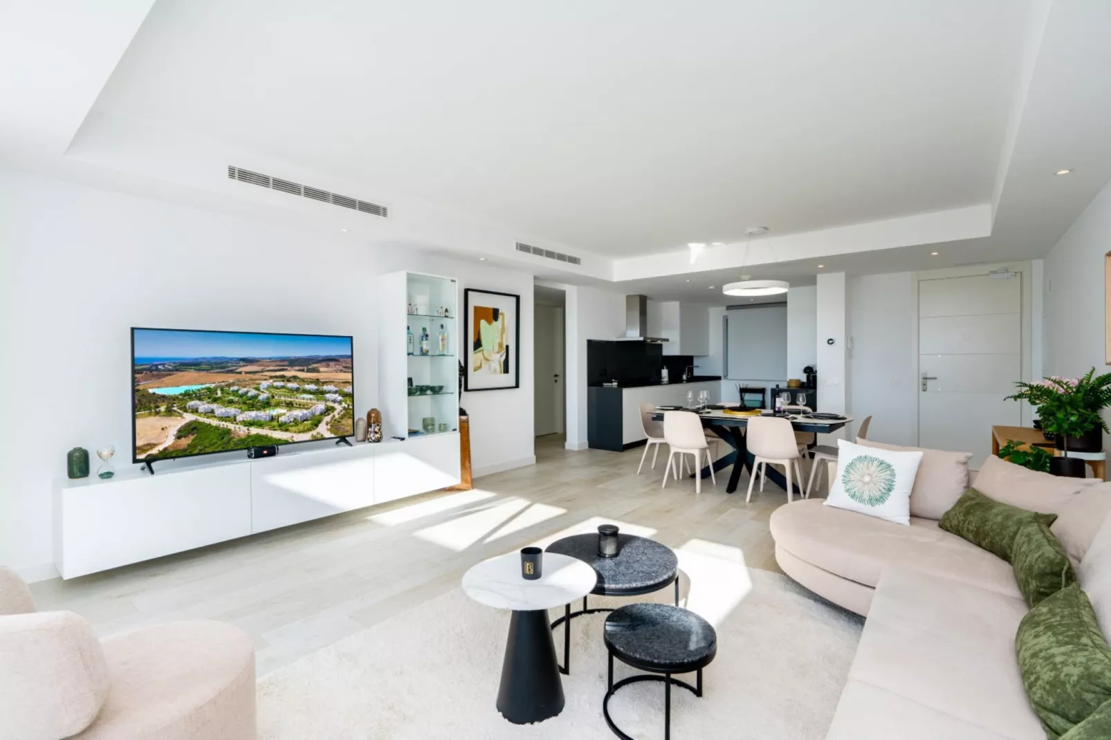 Stylish 2-Bed Apartment | Alcazaba Lagoon (1713) - Woonkamer