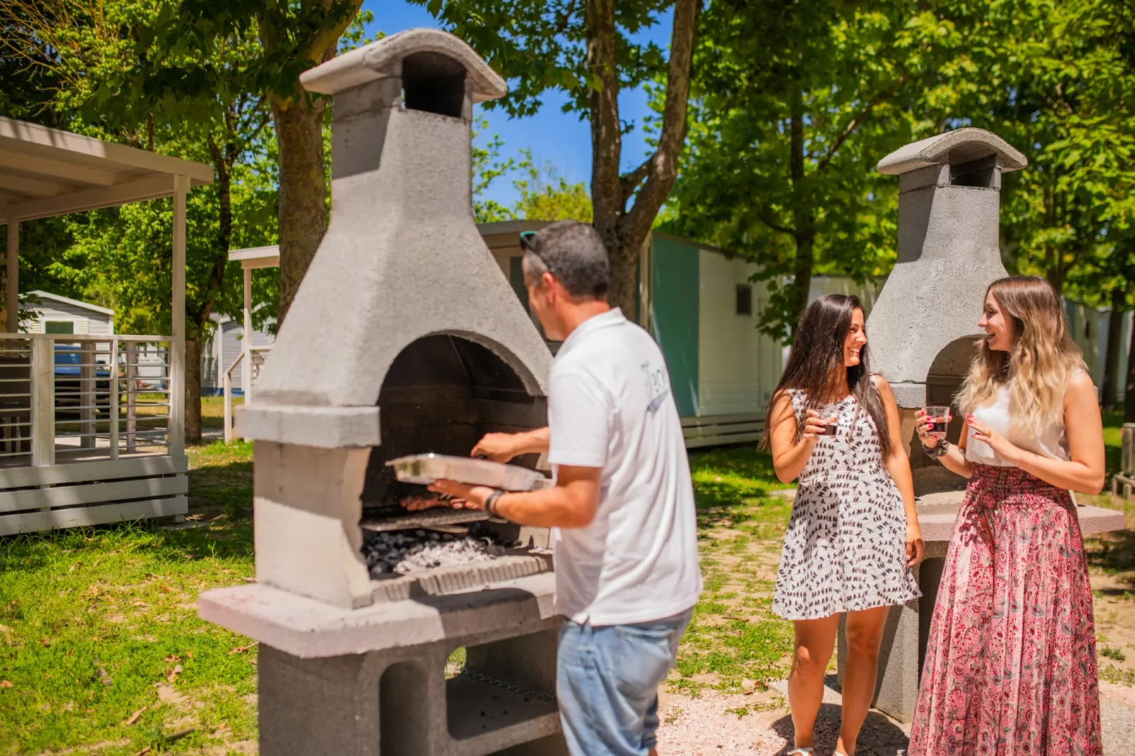 Cesenatico Camping Village - MOBILE HOME VEGA CESENATICO - Tuinen zomer