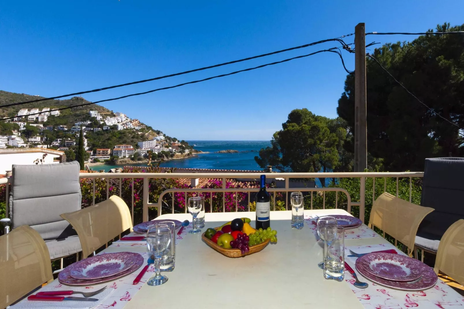 1233 VILA NEUS con piscina - Terrasbalkon