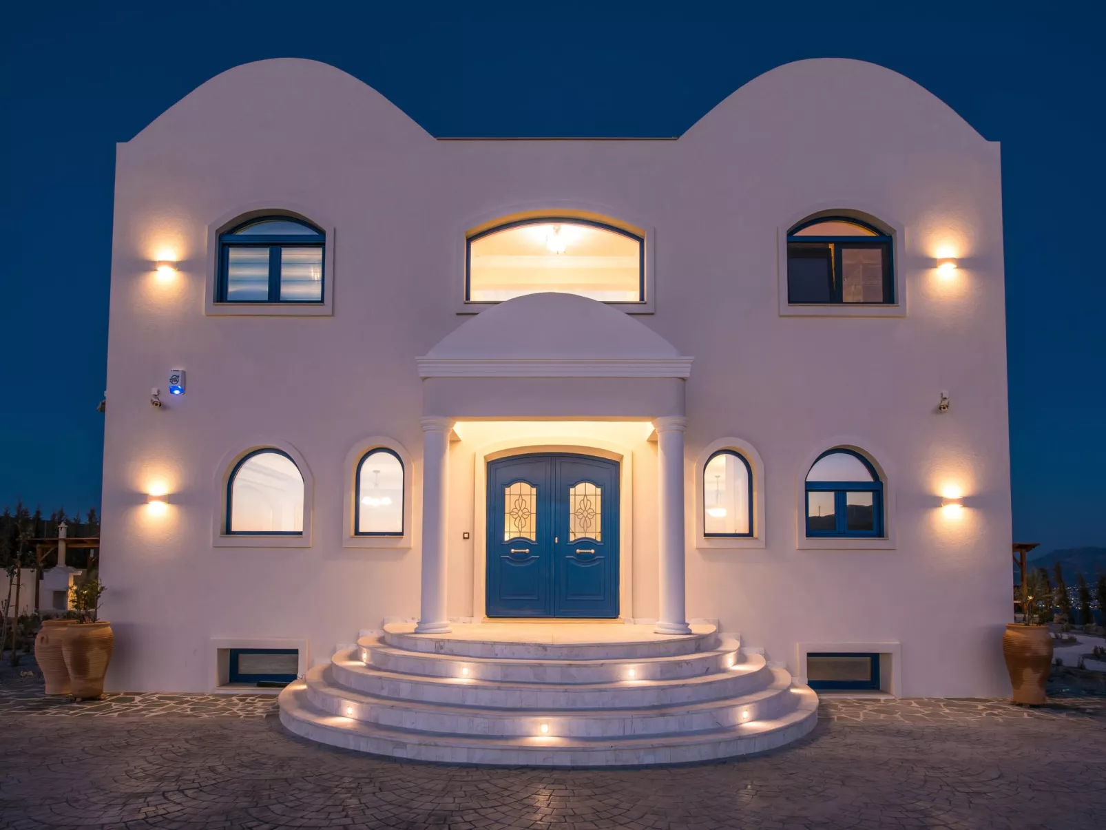 VILLA SANTORINI, WEIN DUNKLES MEER VILLEN - Image-tags.info
