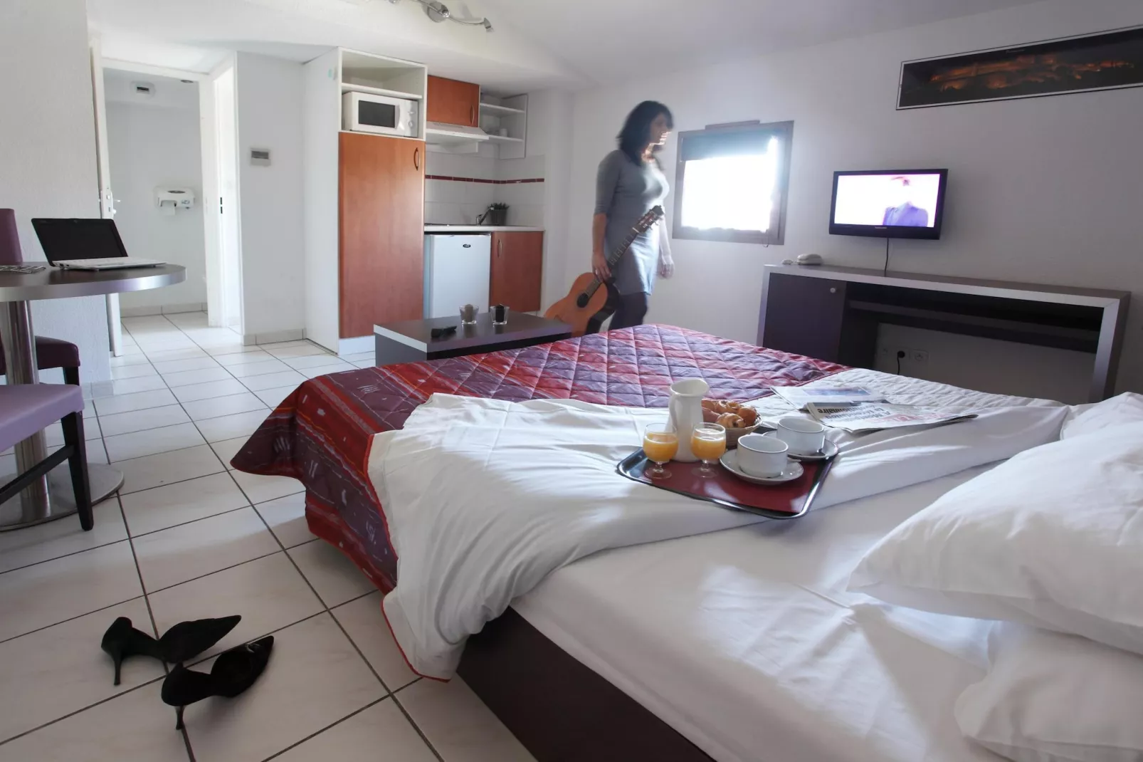 Résidence la Barbacane Carcassonne / T2 / 4 pers - Slaapkamer