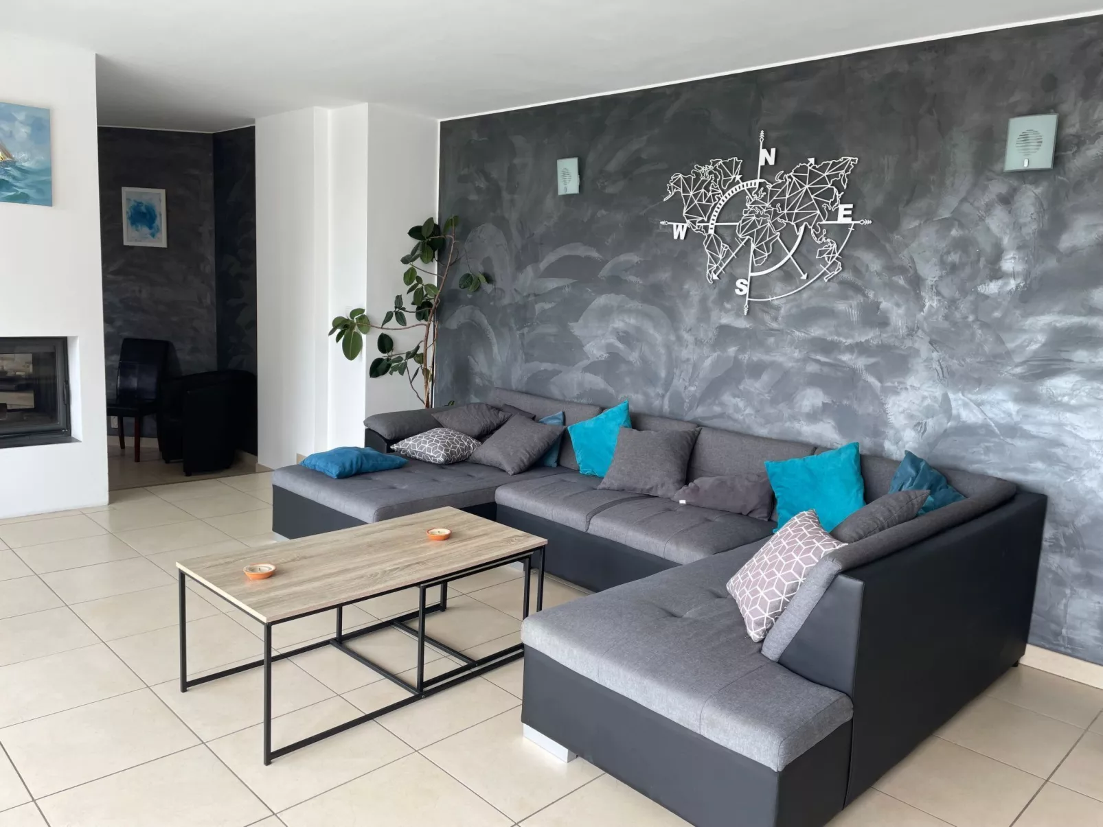 Ferienvilla Le repère mit Jacuzzi - Binnen