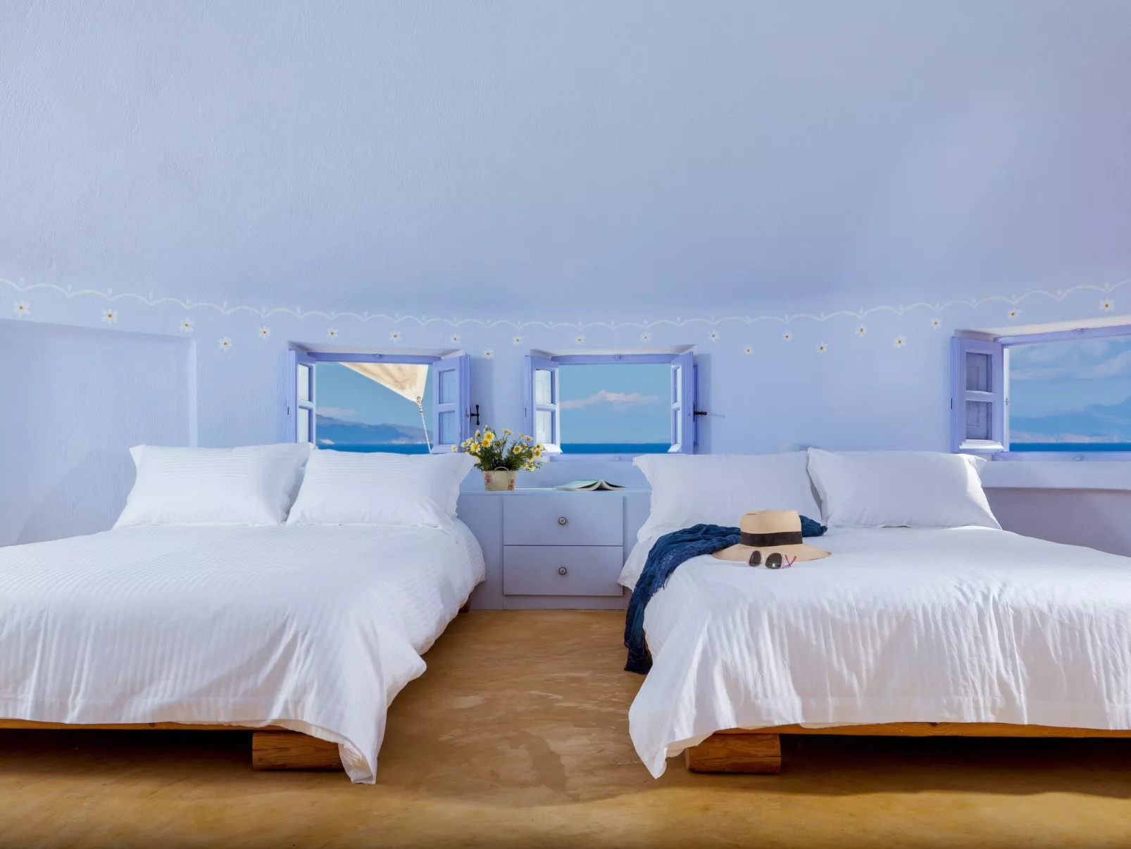 Mit Privatpool für 5 Personen ca. 90 m&sup2; in Santorini, Ägäis (Santorin) - Binnen