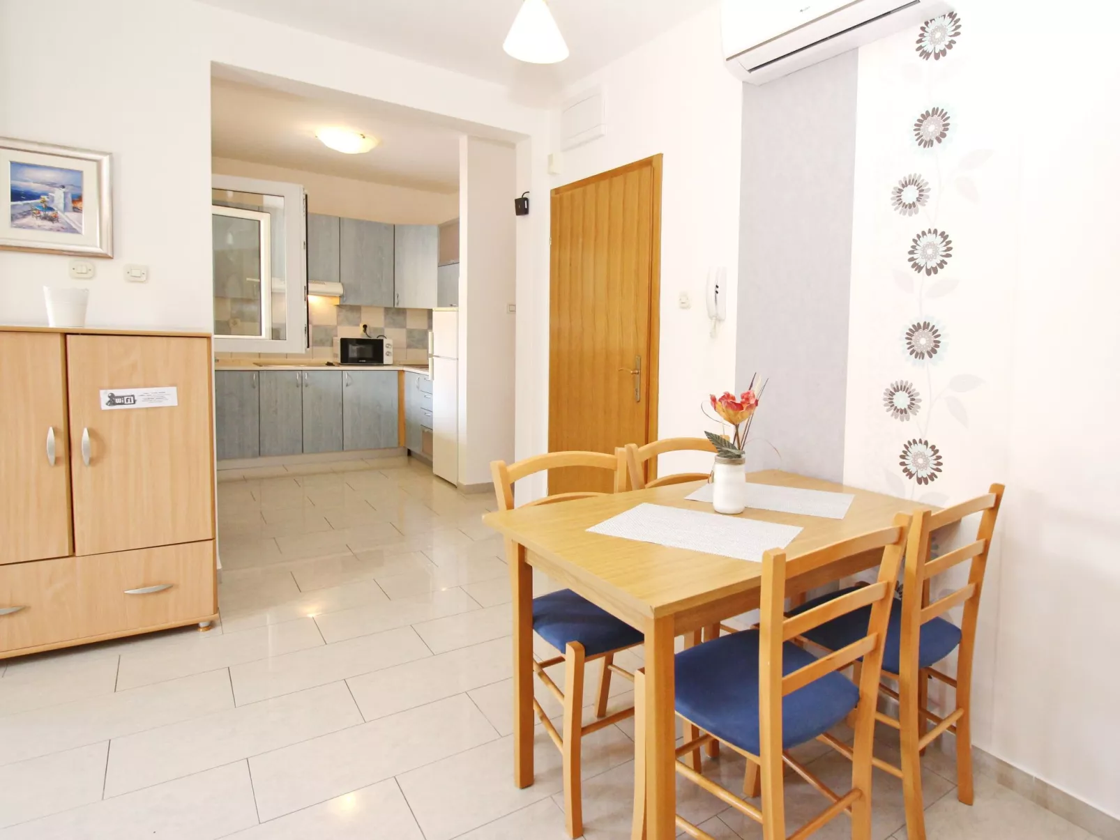 Appartement in Baška mit Eigenem Balkon - Binnen