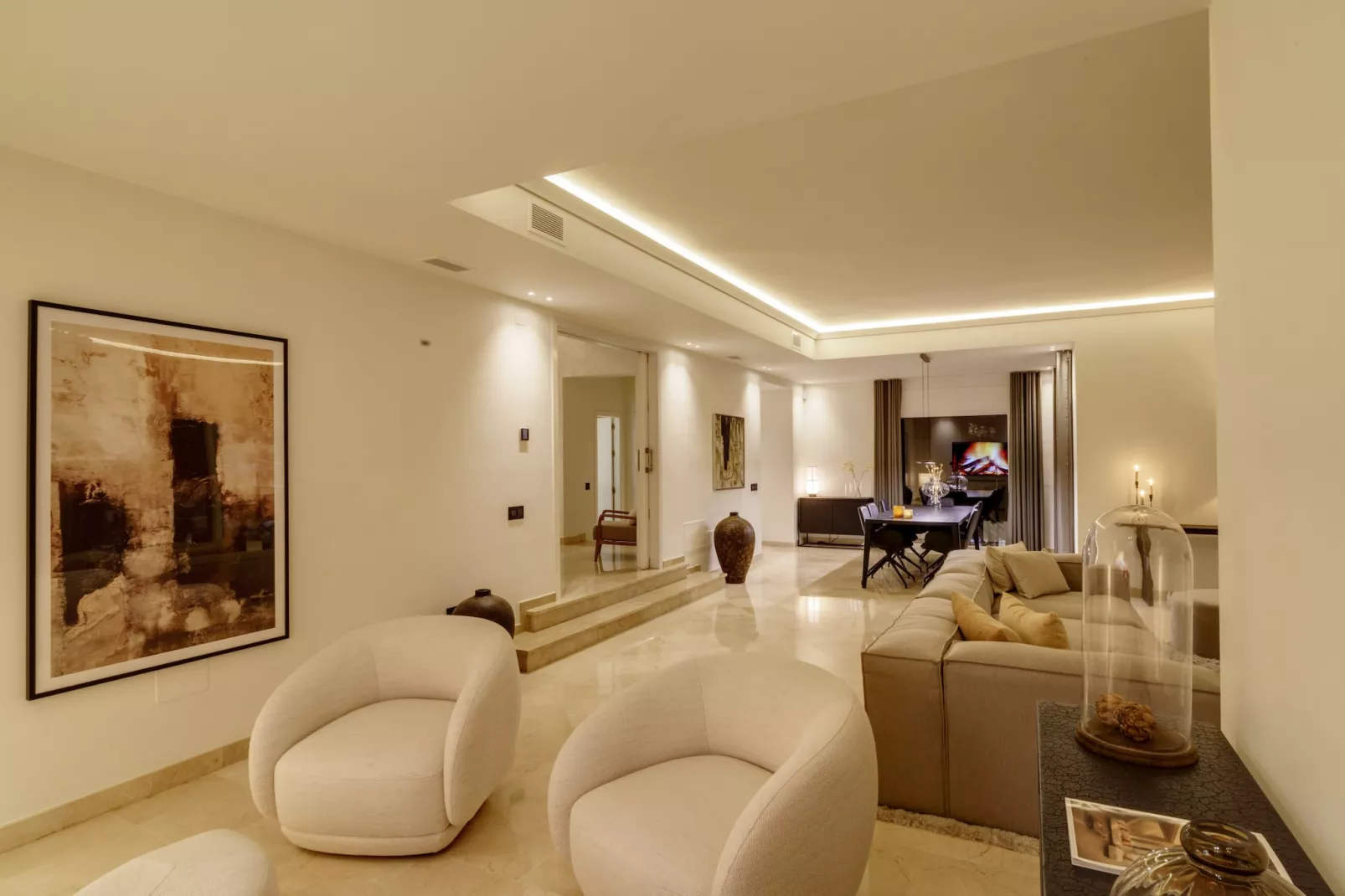 Fantastic Luxury Villa near Marbella - Woonkamer