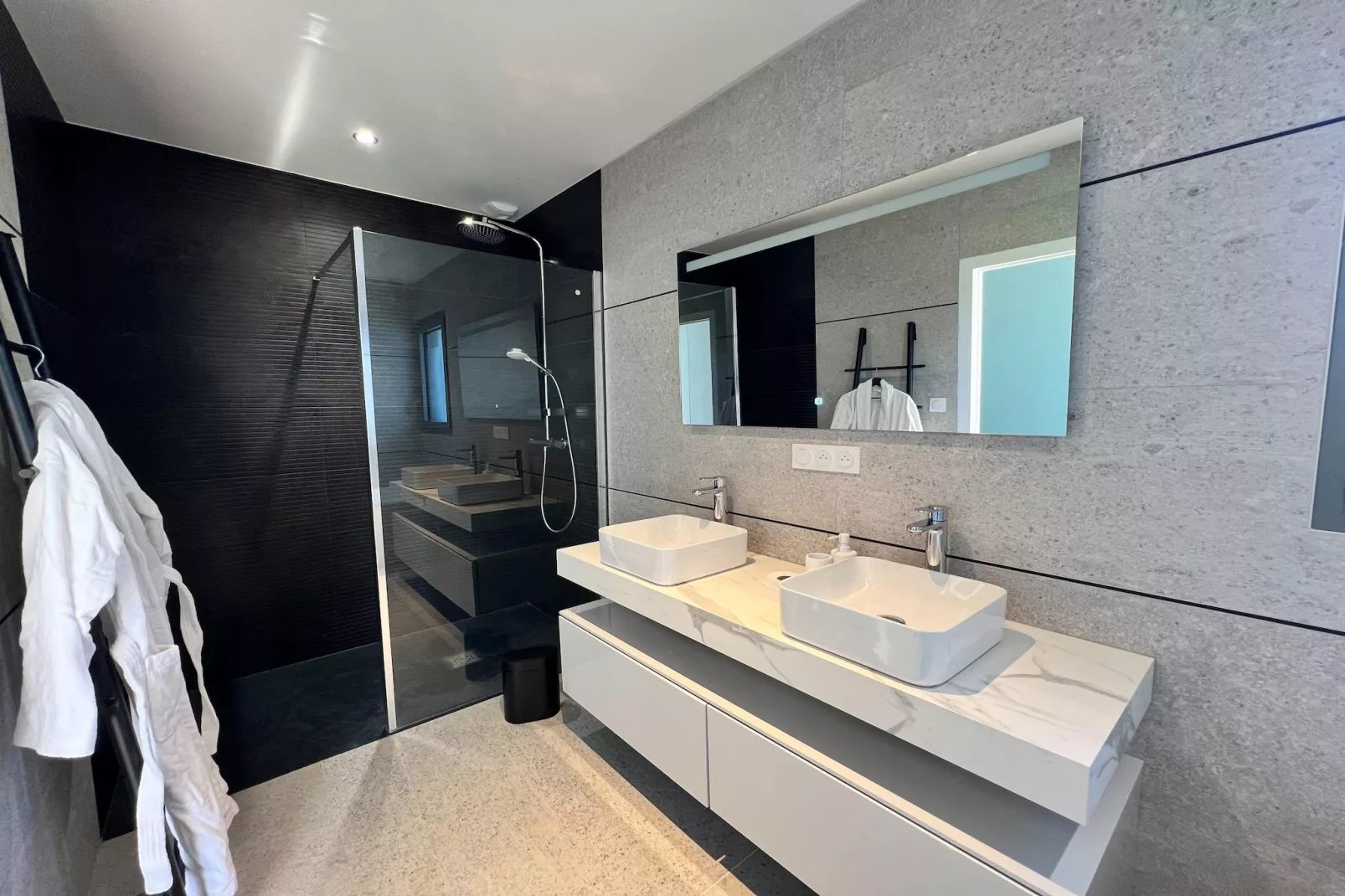 Architekten Villa mit Meerblick - Badkamer