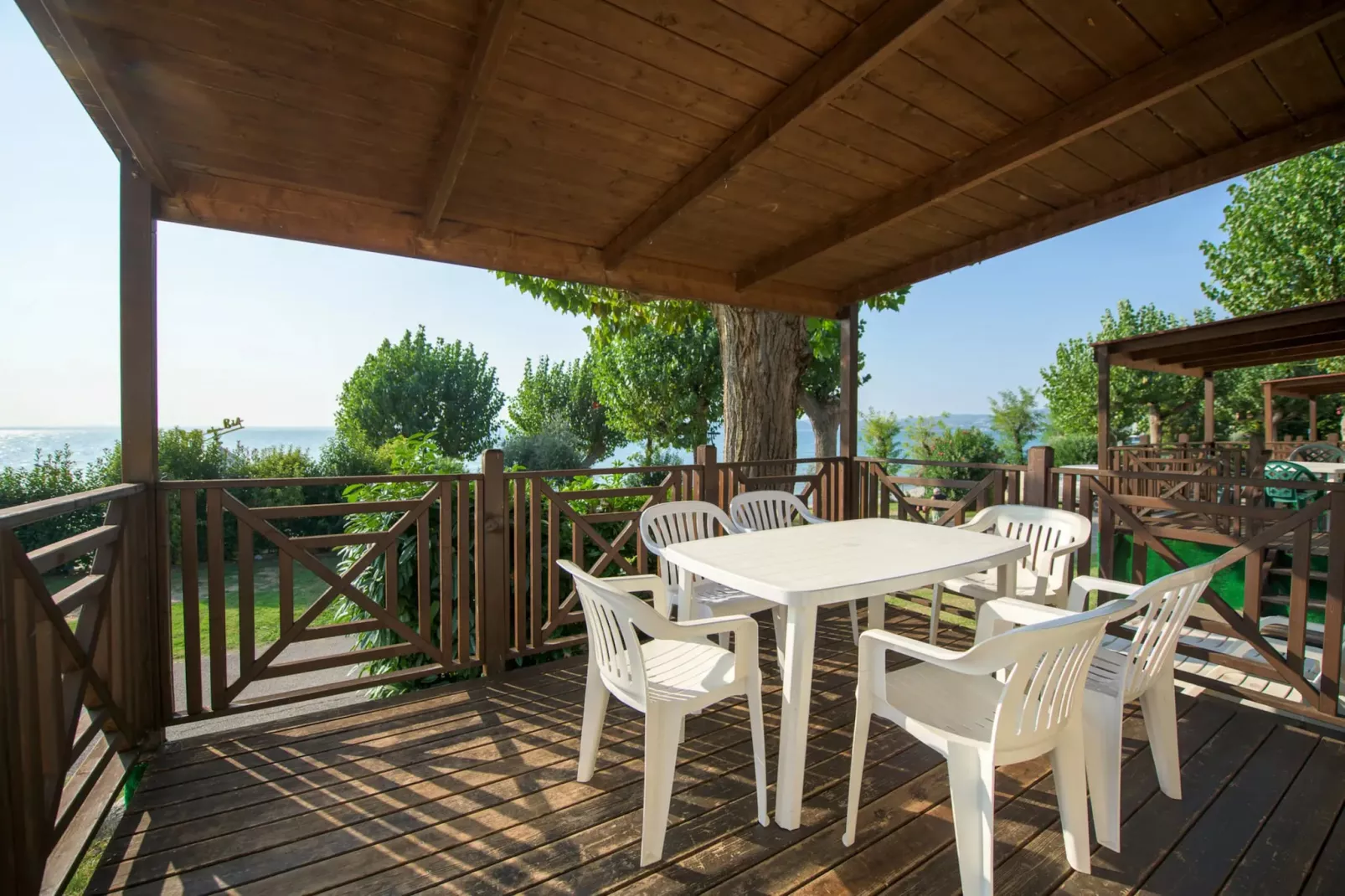 Camping Fontanelle  - Mobile Home Standard Plus - Terrasbalkon