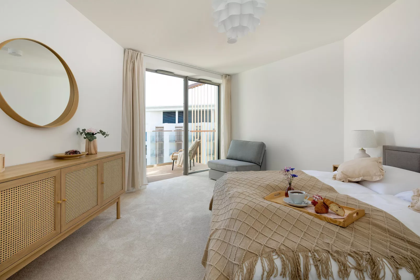 Apartament PINEA Grunwaldzka 82A-713 - Slaapkamer