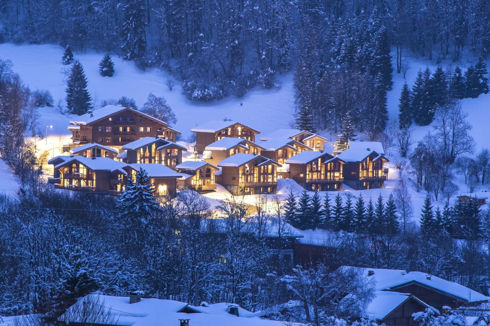 Les Portes de Megève 13 - Gebied winter 1km