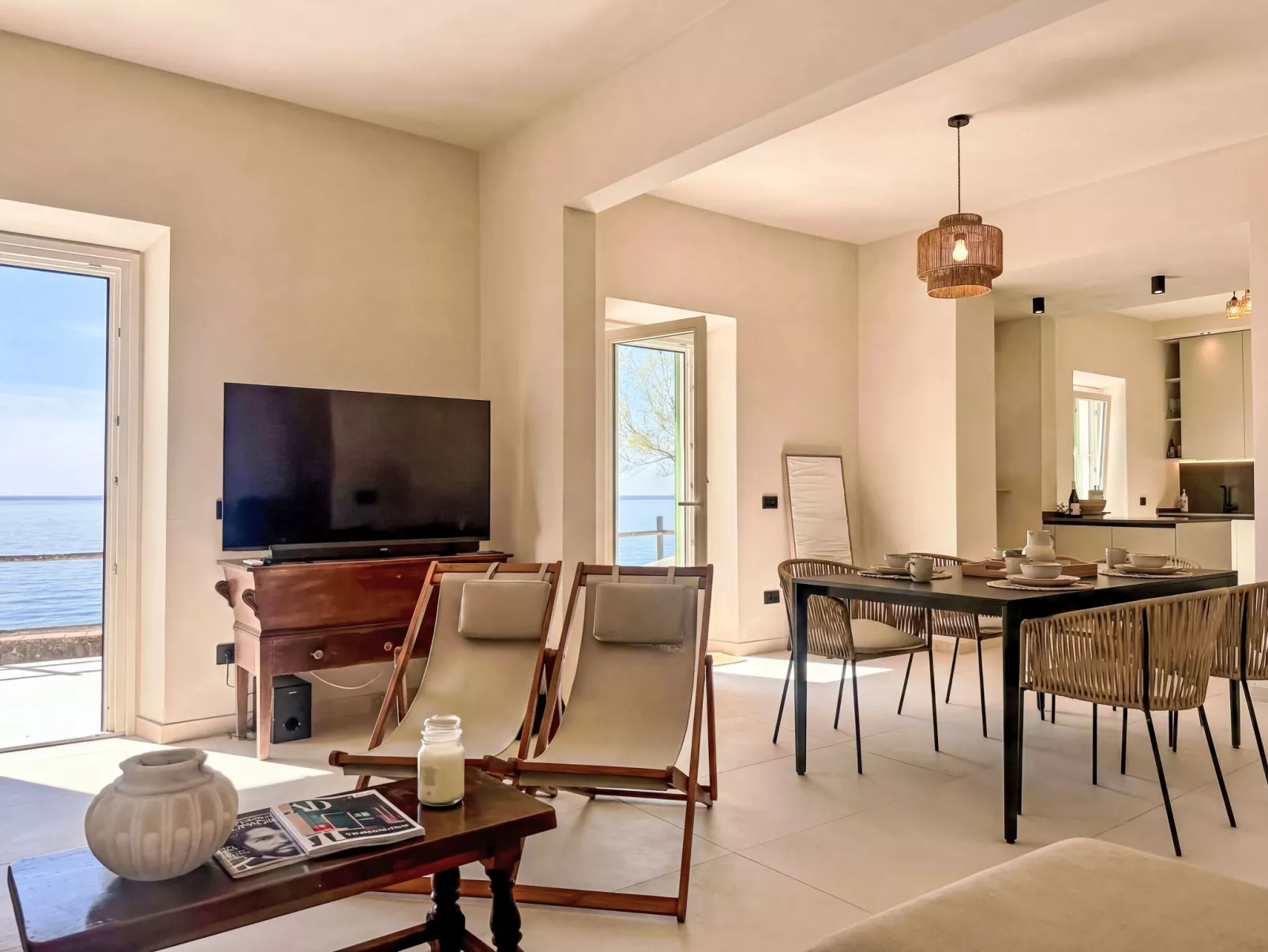 2 Zugänge zum Privatstrand - Roc Villa - Binnen