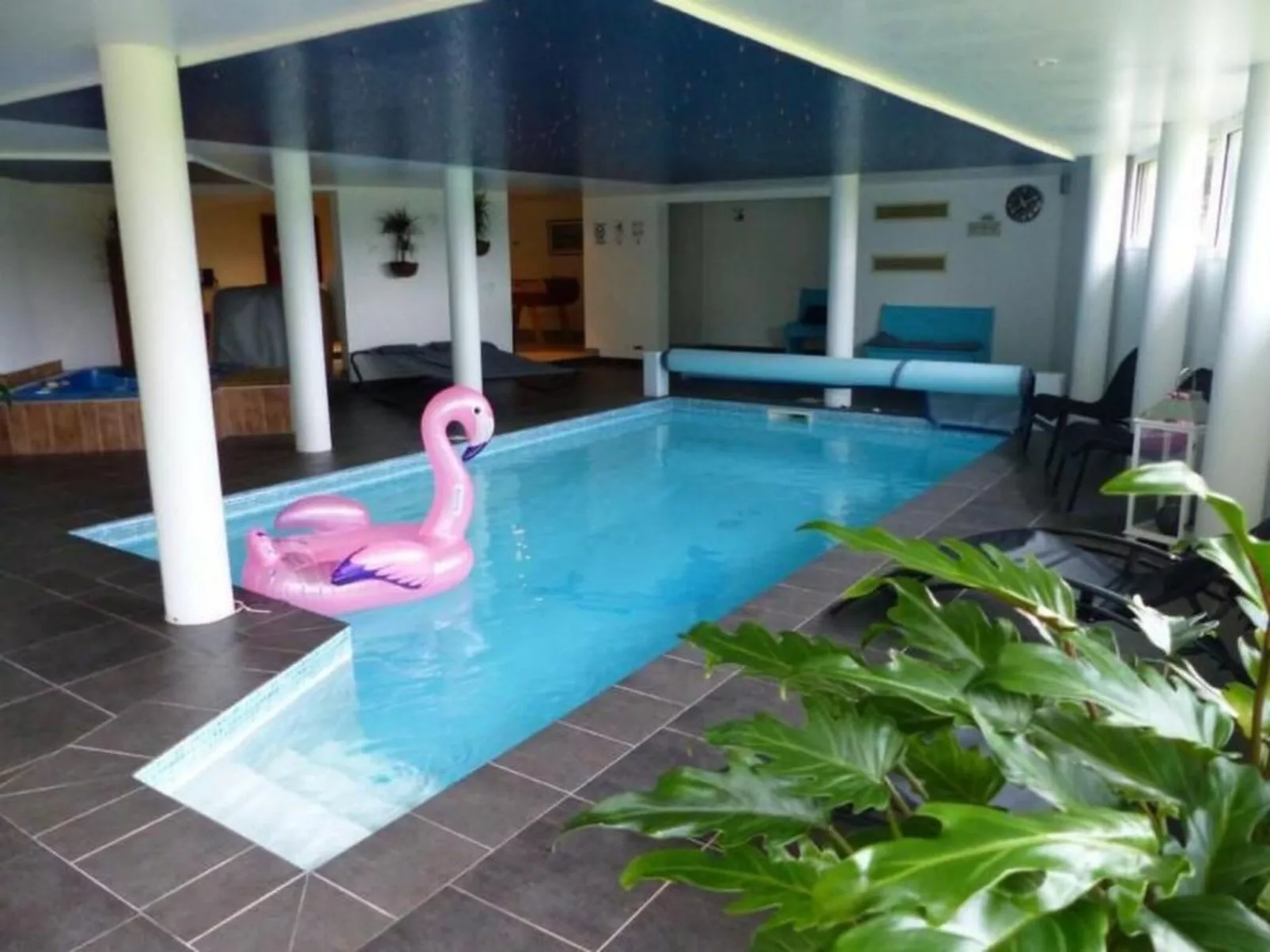 Ferienvilla Le repère mit Jacuzzi - Binnen