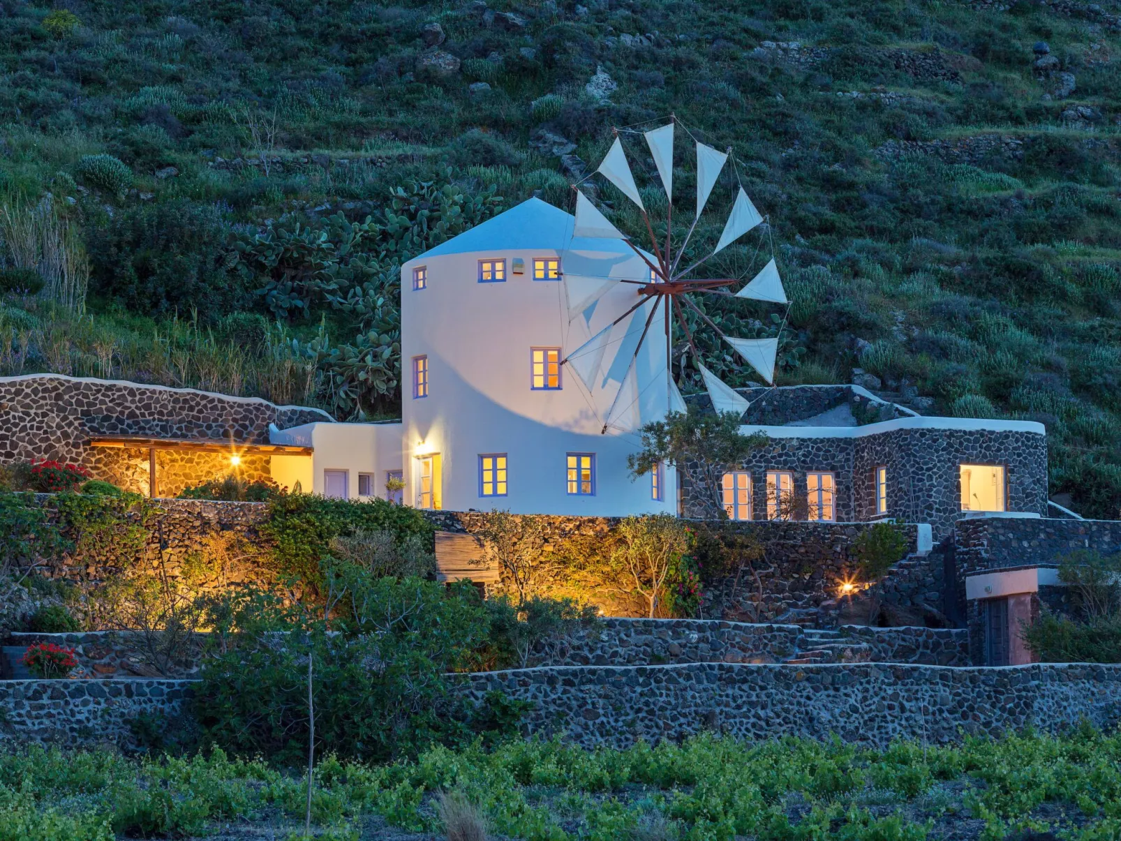 Mit Privatpool für 5 Personen ca. 90 m&sup2; in Santorini, Ägäis (Santorin) - Buiten