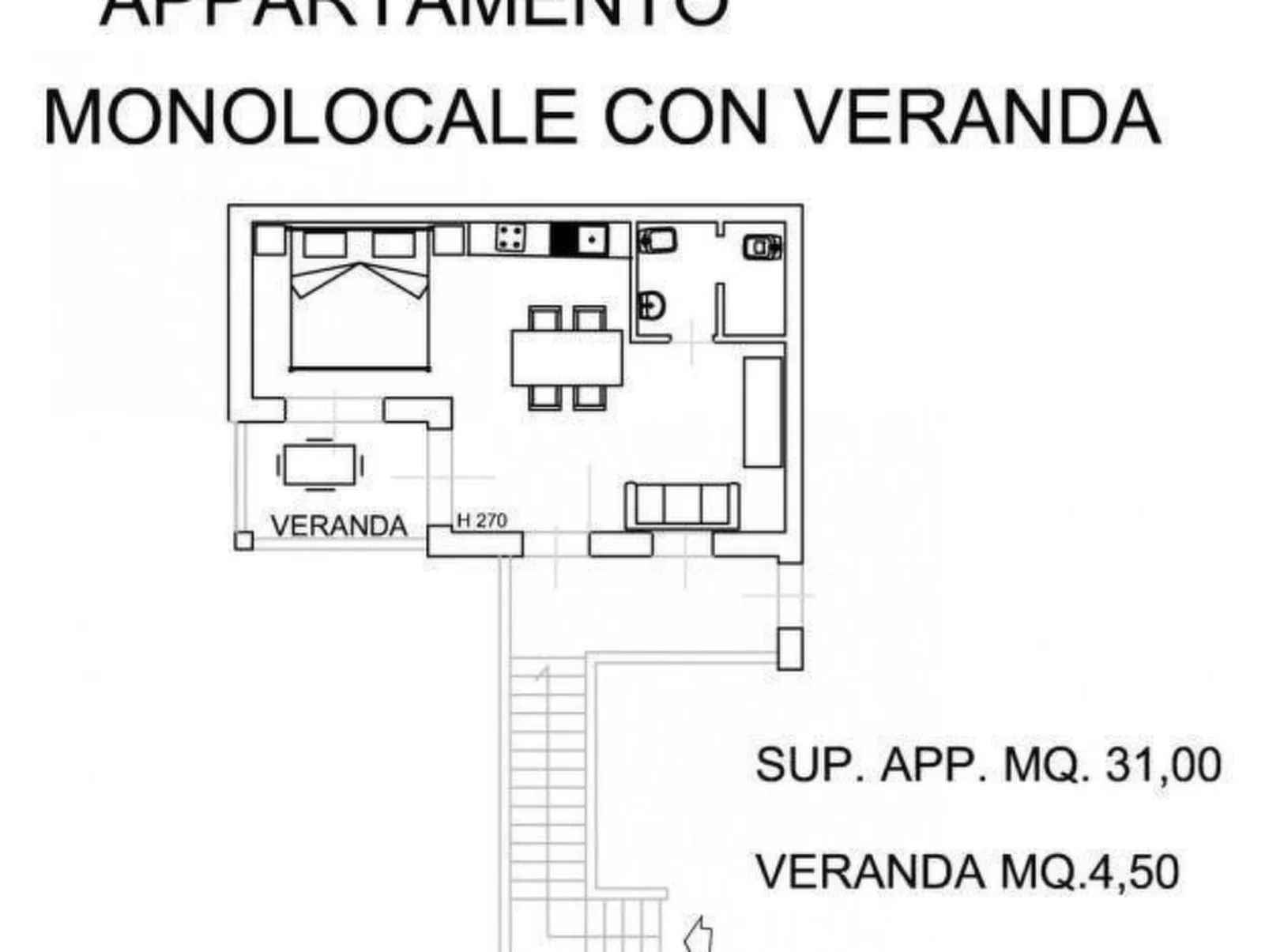 Unterkunft in einer Residenz, in der Nähe des Meeres, Schwimmbad - Binnen