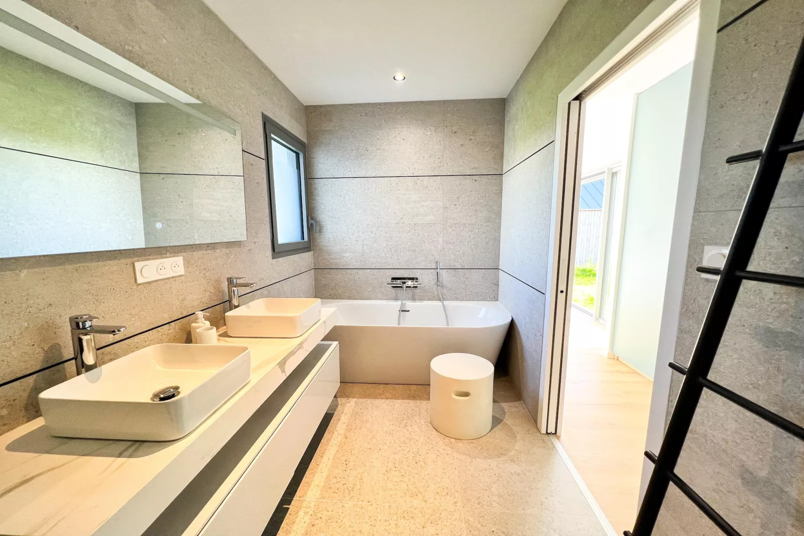 Architekten Villa mit Meerblick - Badkamer