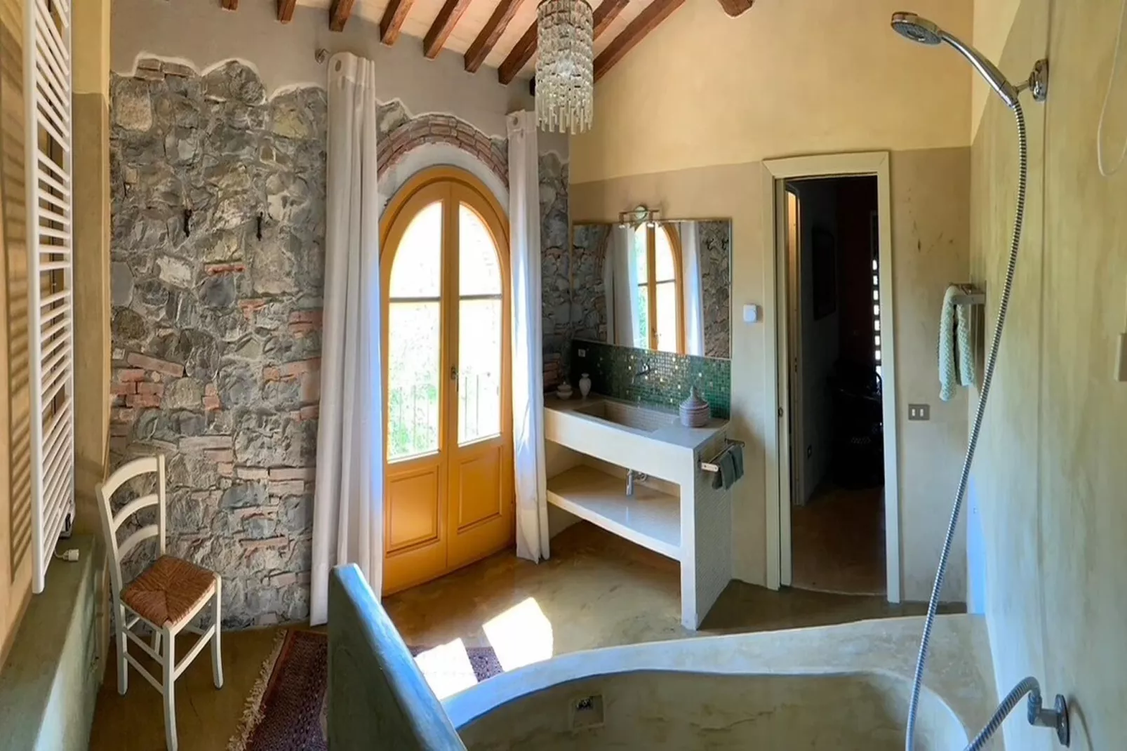 Podere La Sterza - The barn - Badkamer