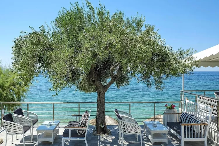 Holiday residence Acrotel Athena Villas, Elia Beach-1-bedroom-apartment ground floor - Waterzicht