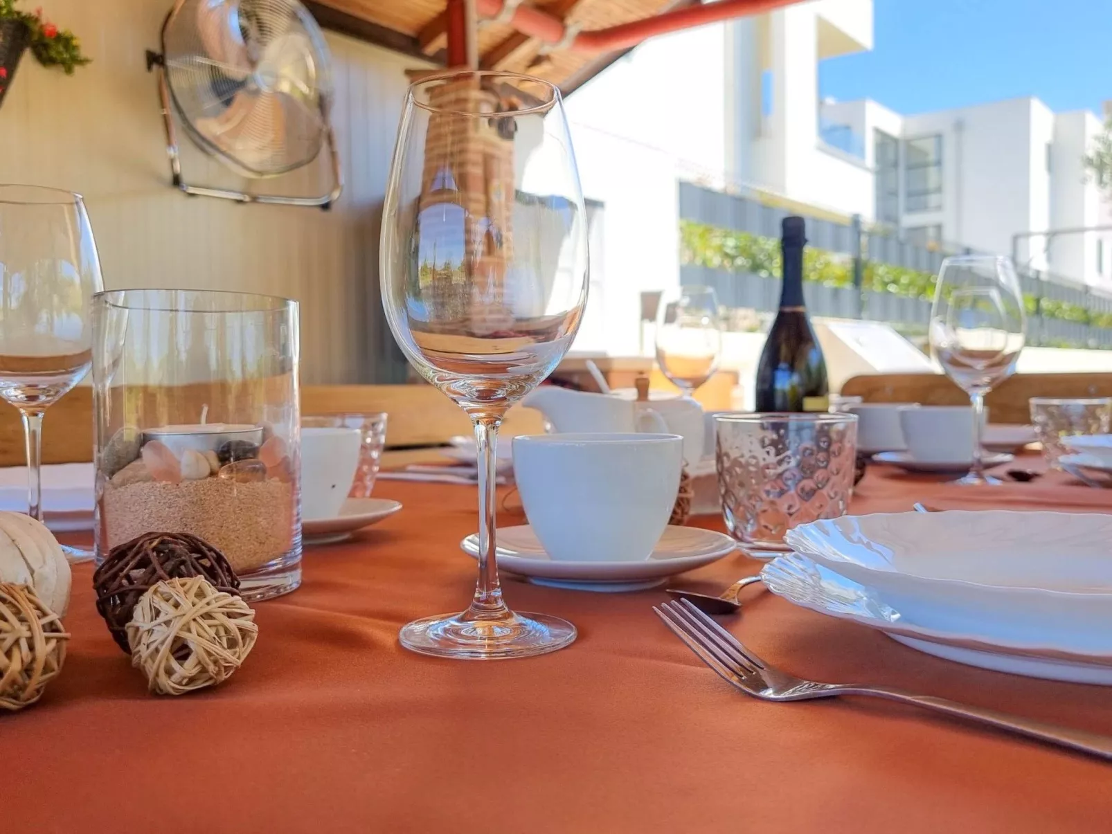 Wohnung "Barbara" mit Terrasse - Buiten