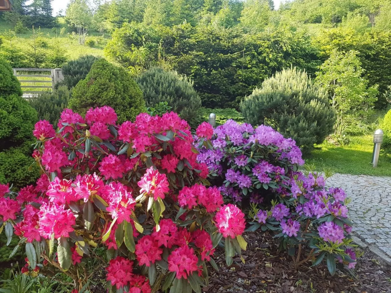 In den Bergen, Villa mit Panoramaterrasse - Buiten